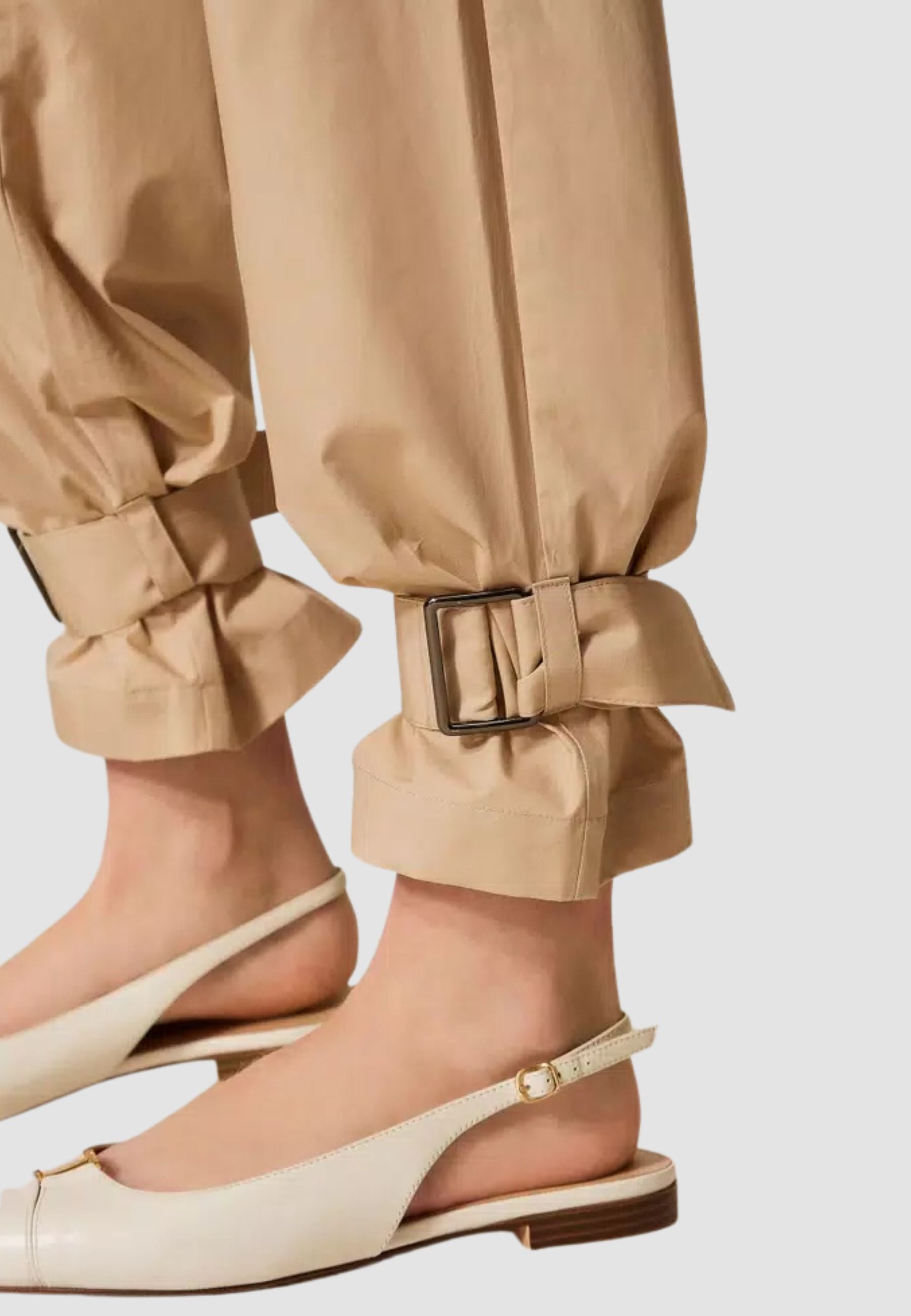 Pantaloni in popeline riciclato - Actitude Revive