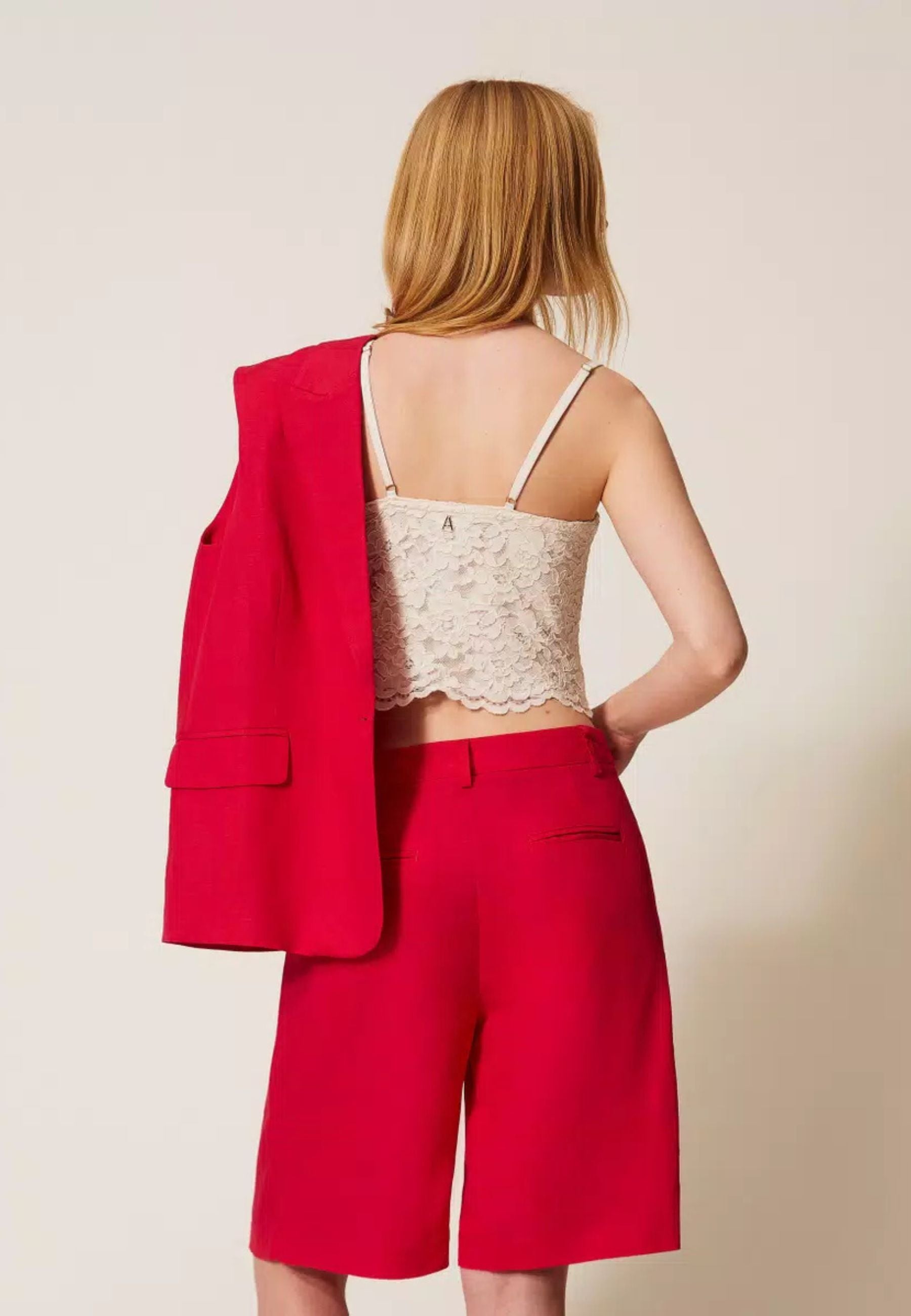 Bermuda Actitude in Lino e Viscosa Donna