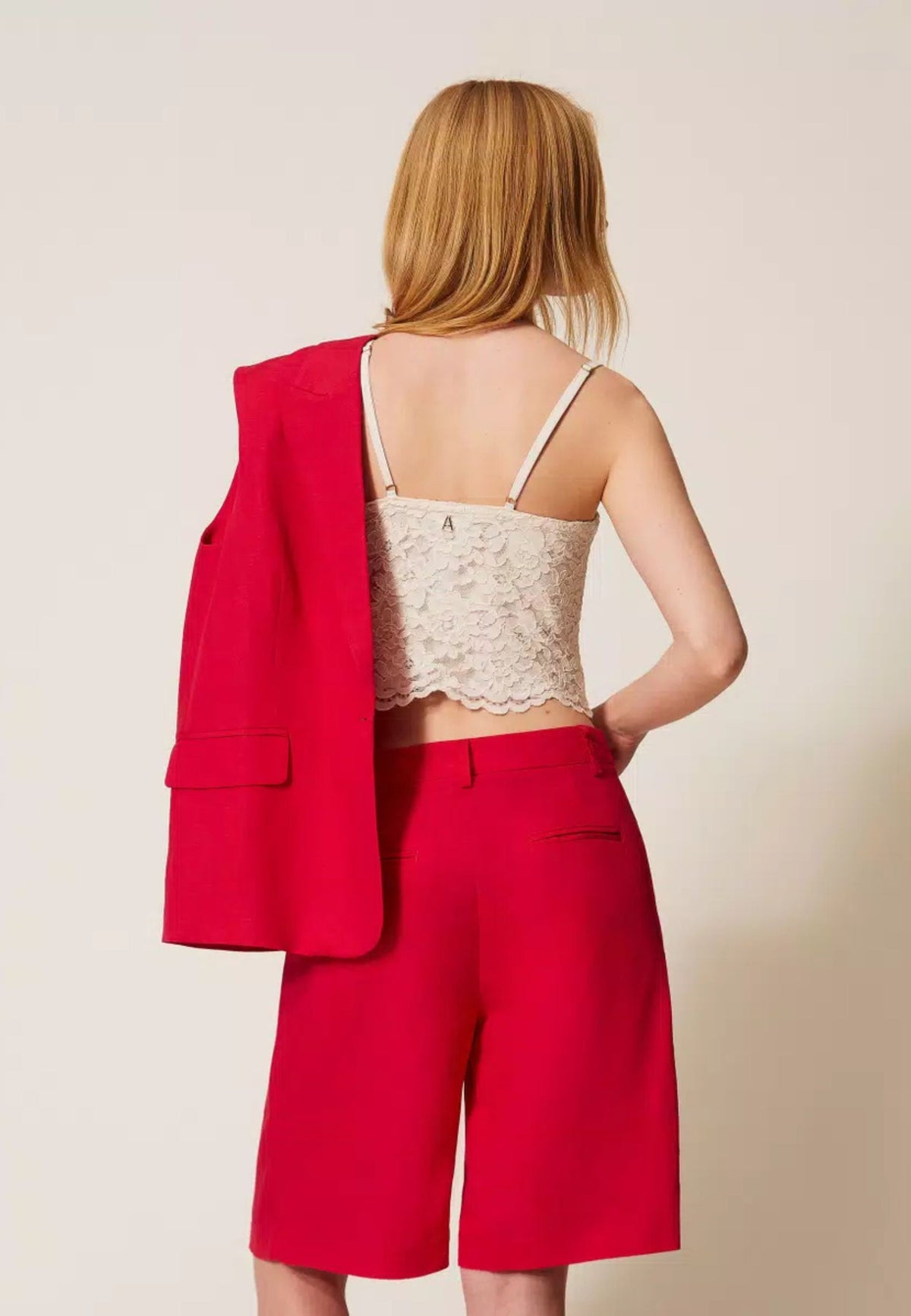 Bermuda Actitude in Lino e Viscosa Donna
