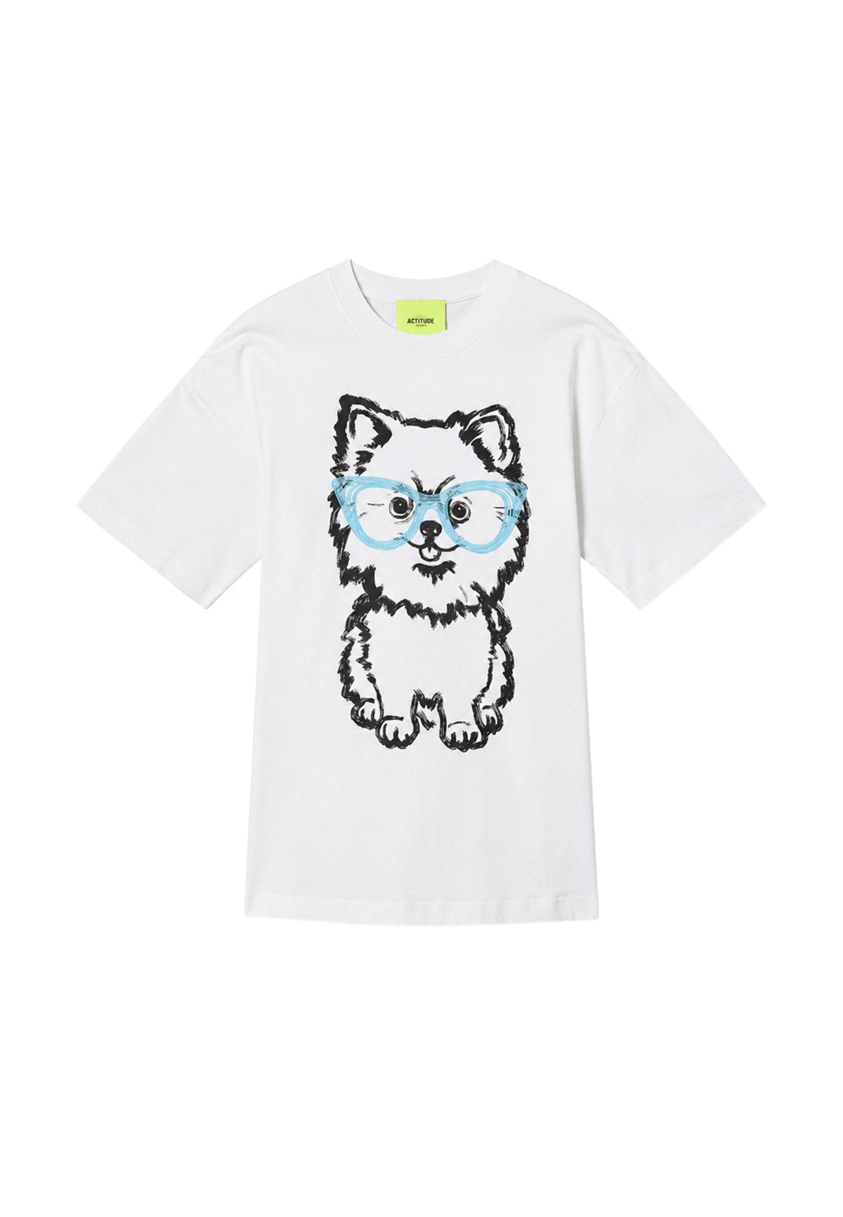 T-shirt oversize con stampa e ricamo - Actitude by Twinset