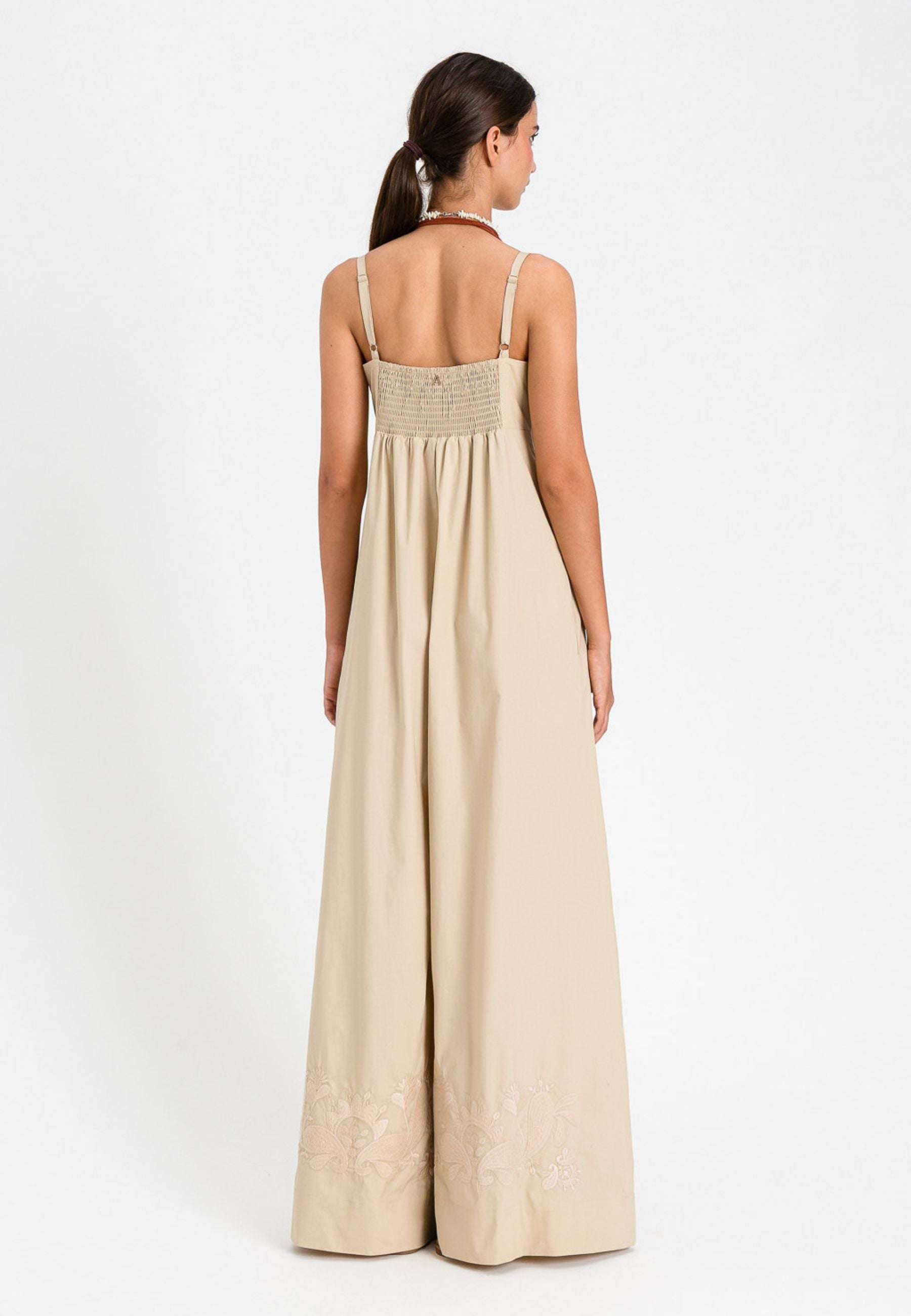 Tuta lunga con fiocco frontale - Twinset