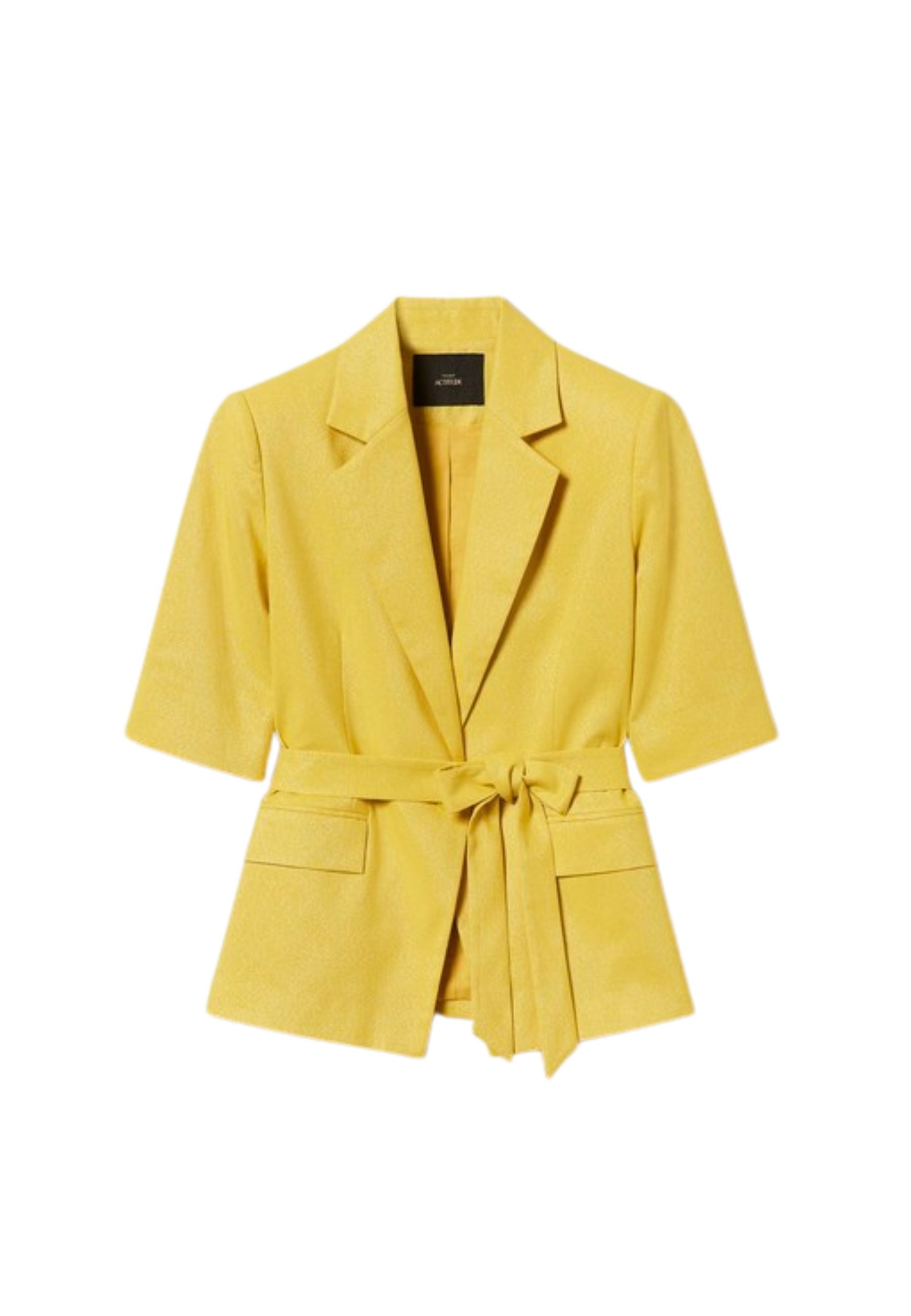 Blazer Actitude in misto cotone e lino lurex