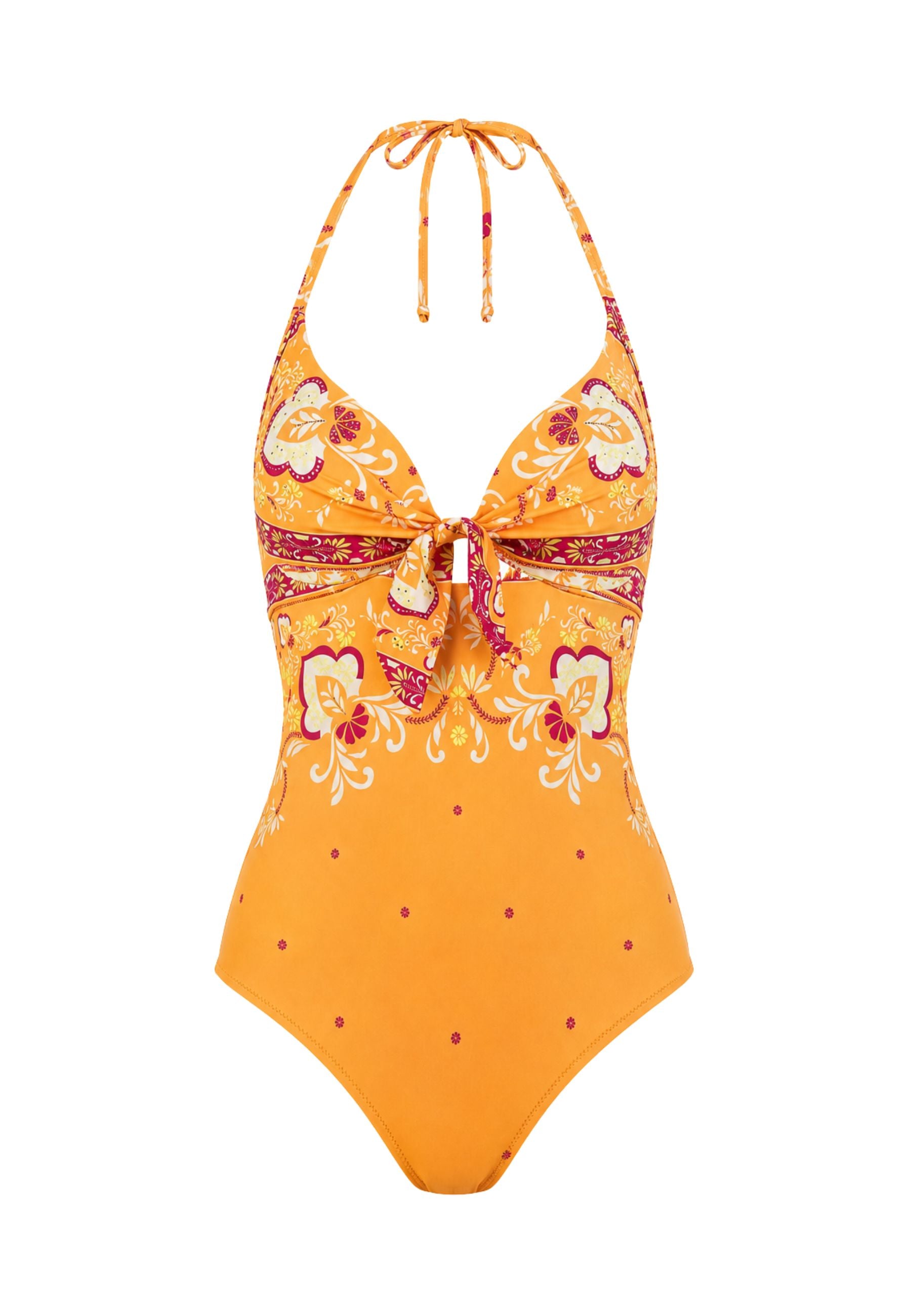 Costume Intero Twinset Fantasia Arancio Multicolor