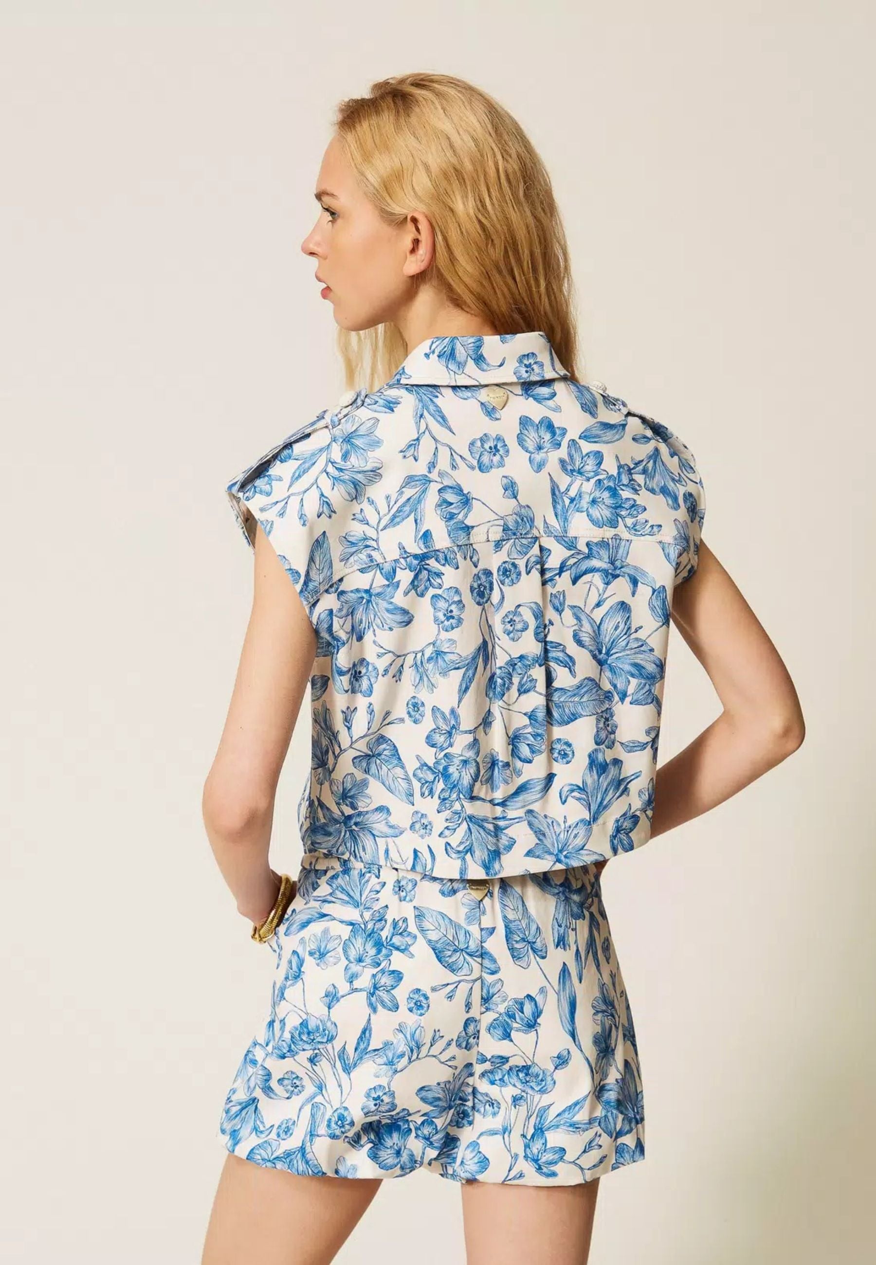 Shorts Actitude Toile de Jouy Donna