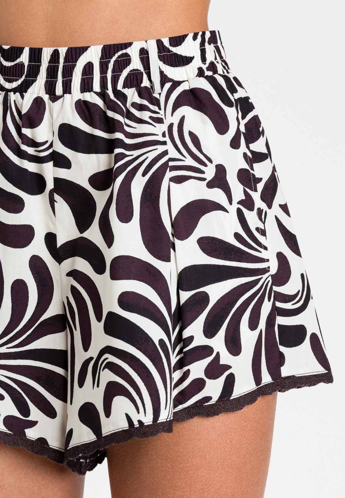 Shorts Twinset con stampa grafica all-over