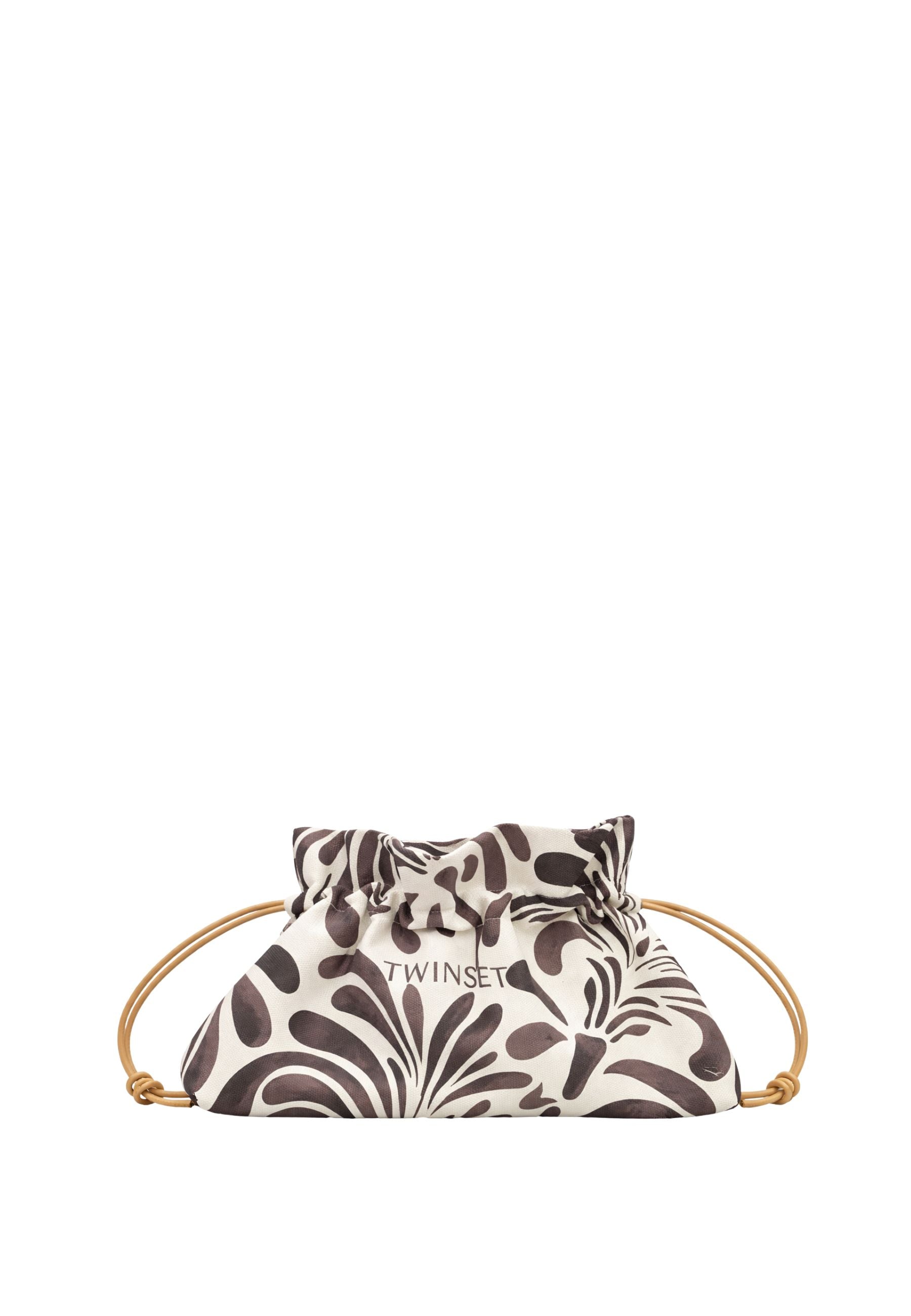 Pochette con stampa floreale