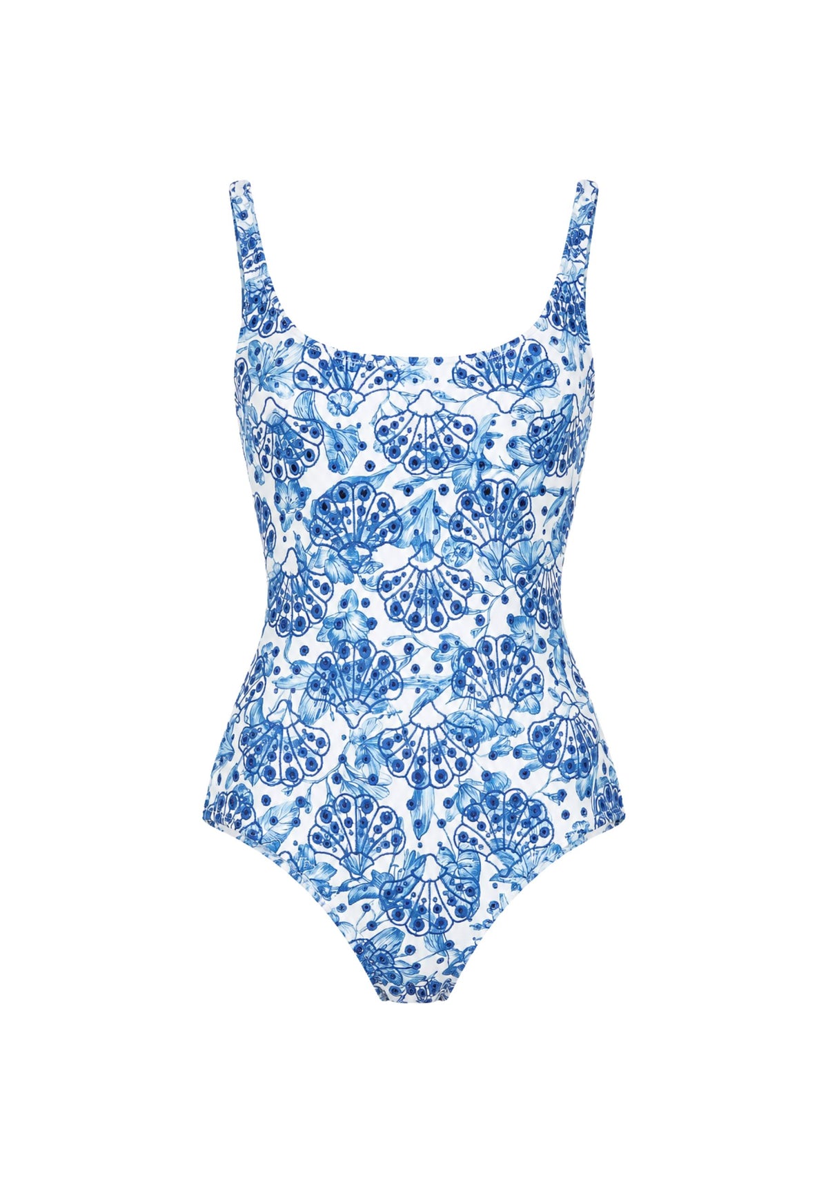 Costume intero con ricamo floreale