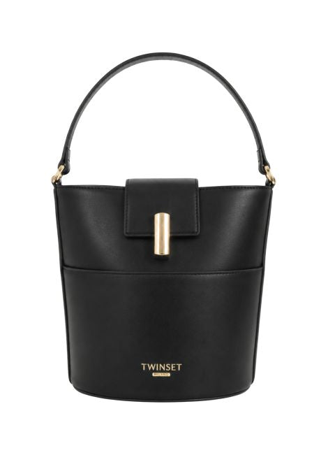 Twinset - Secchiello in ecopelle con tracolla