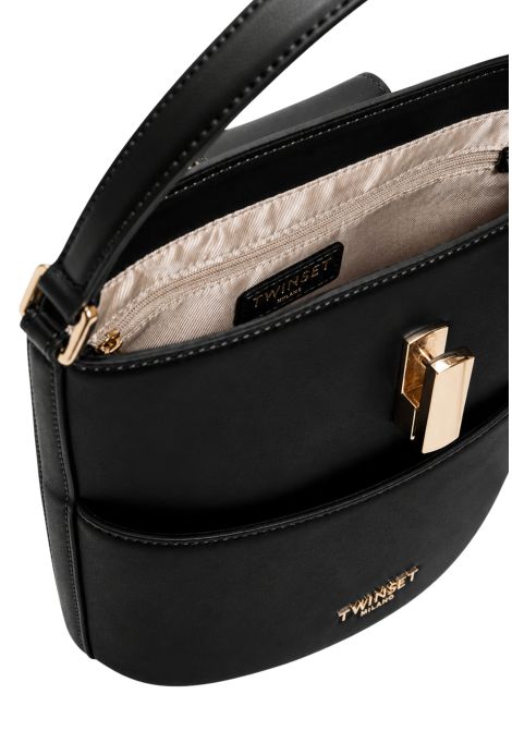 Twinset - Secchiello in ecopelle con tracolla
