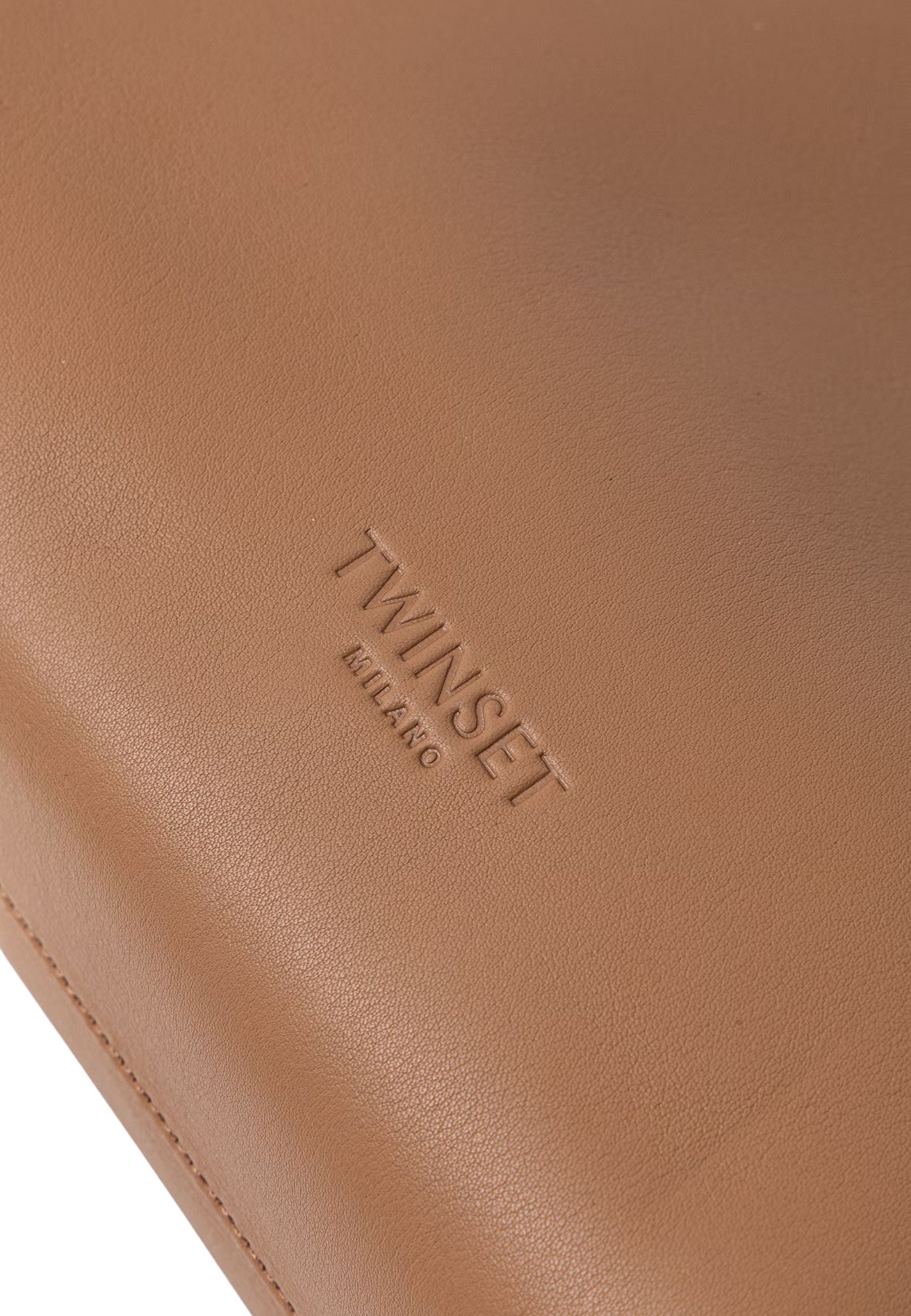 Borsa a Mano Piccola in Vera Pelle con Tracolla Removibile
