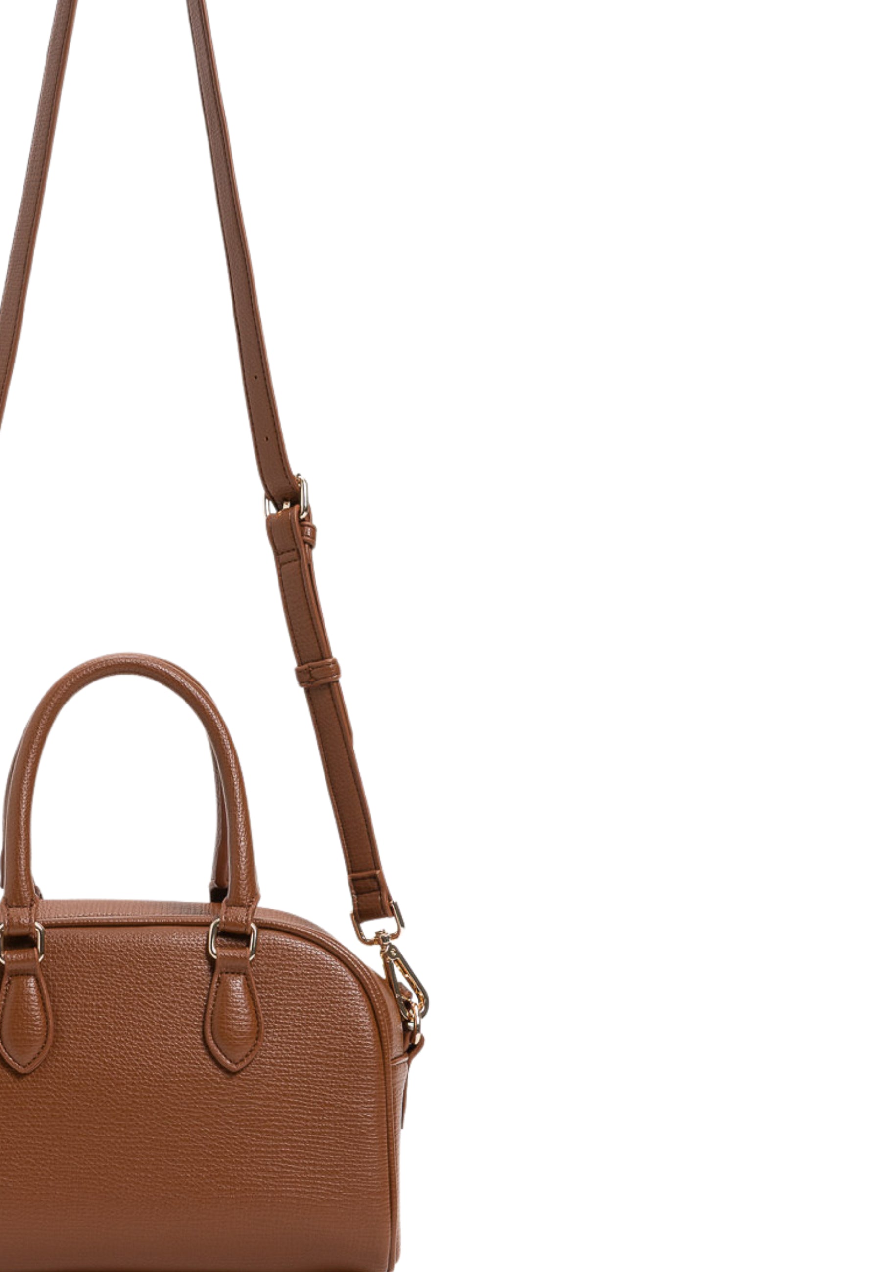 Borsa Marrone Effetto Pelle Granata