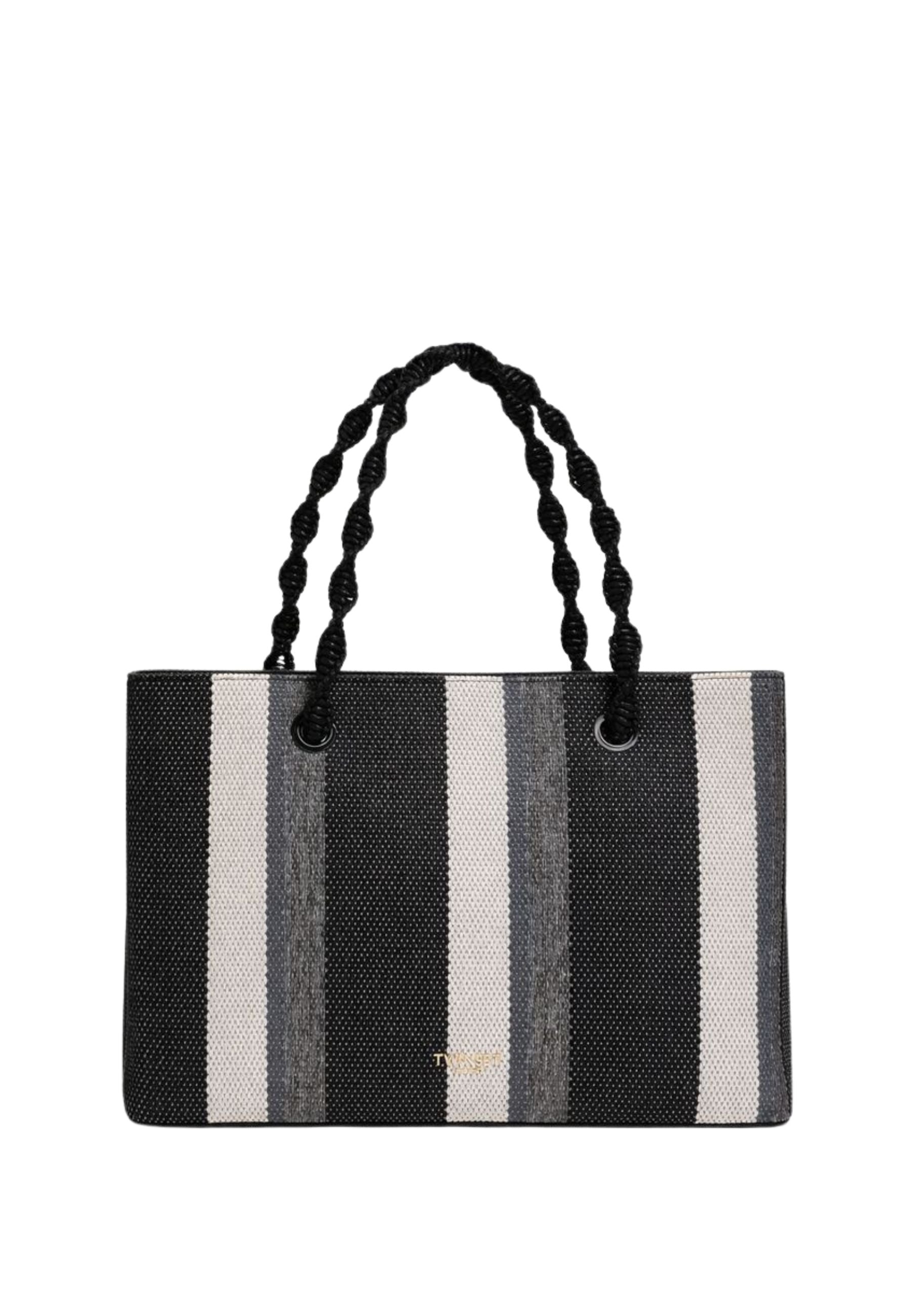 Borsa Tote a righe