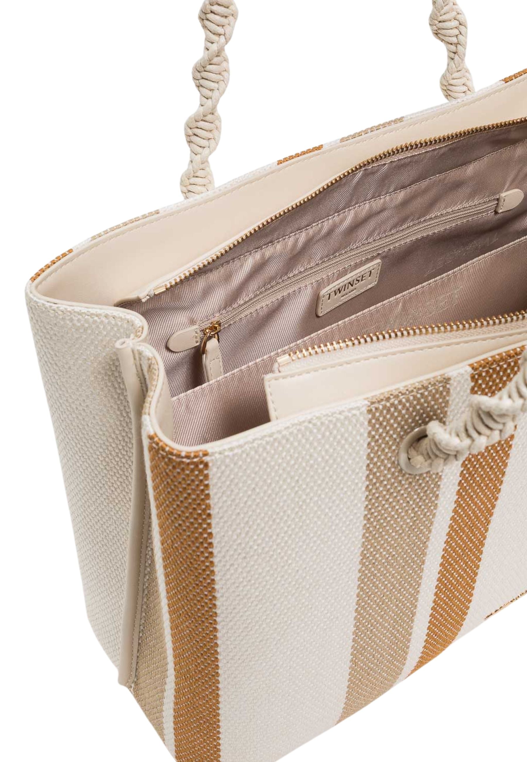Borsa TOTE a righe