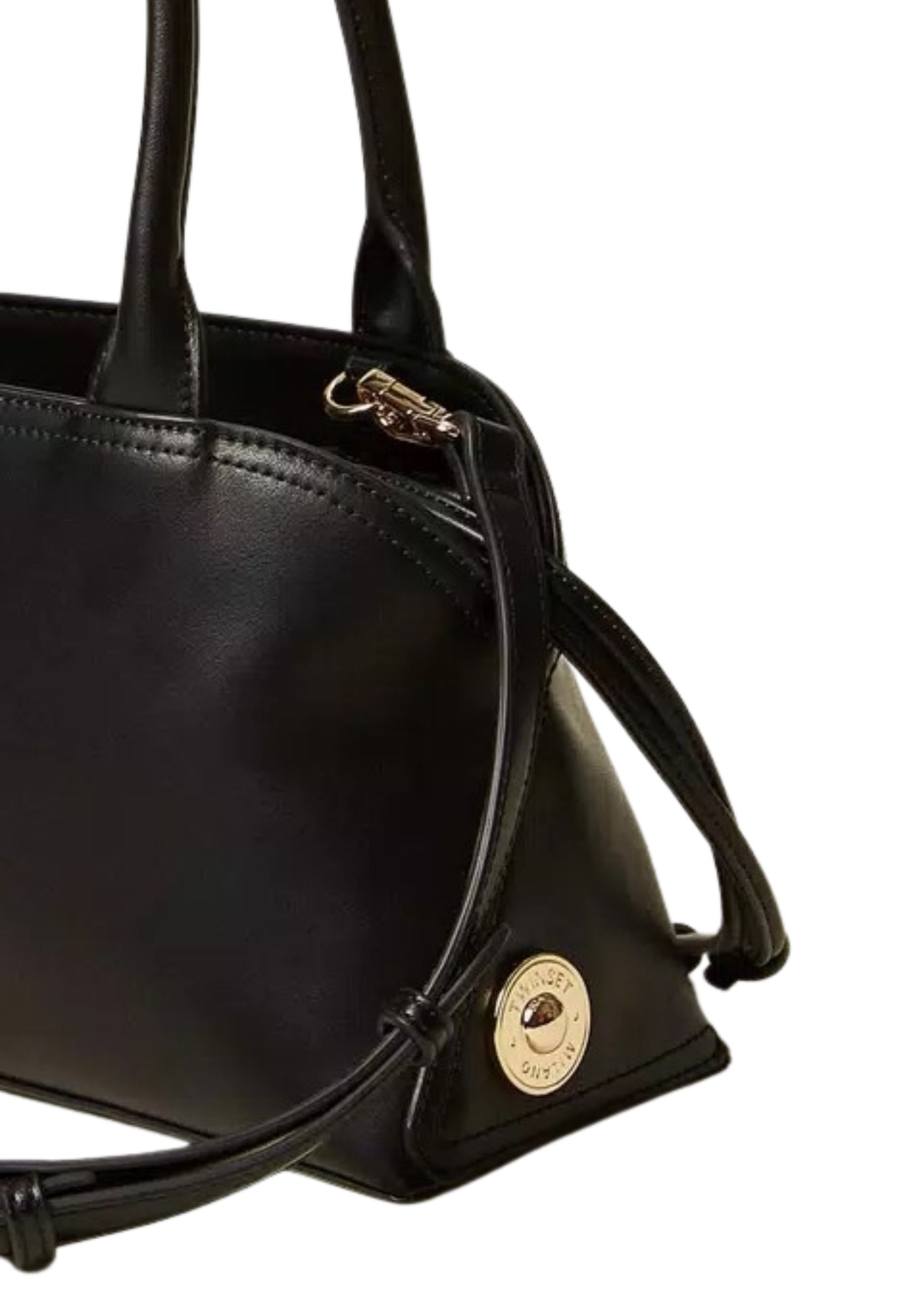 Borsa bauletto con pochette stampata