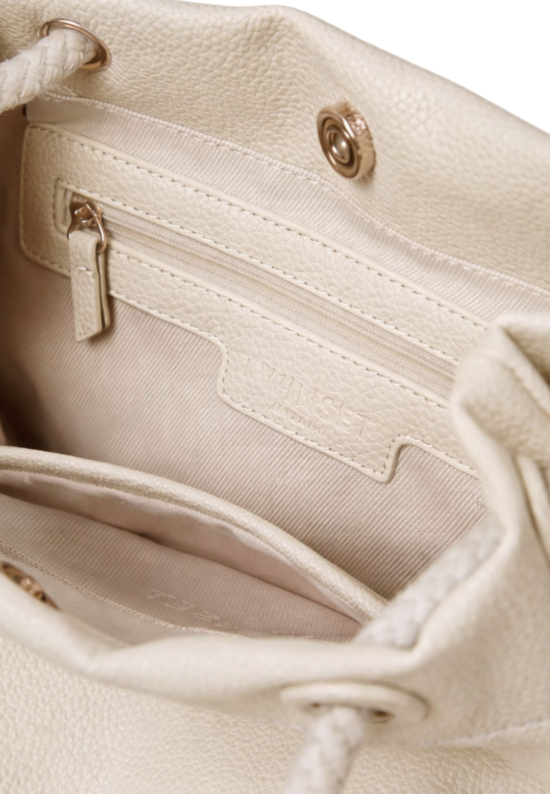 Borsa secchiello con manici in corda