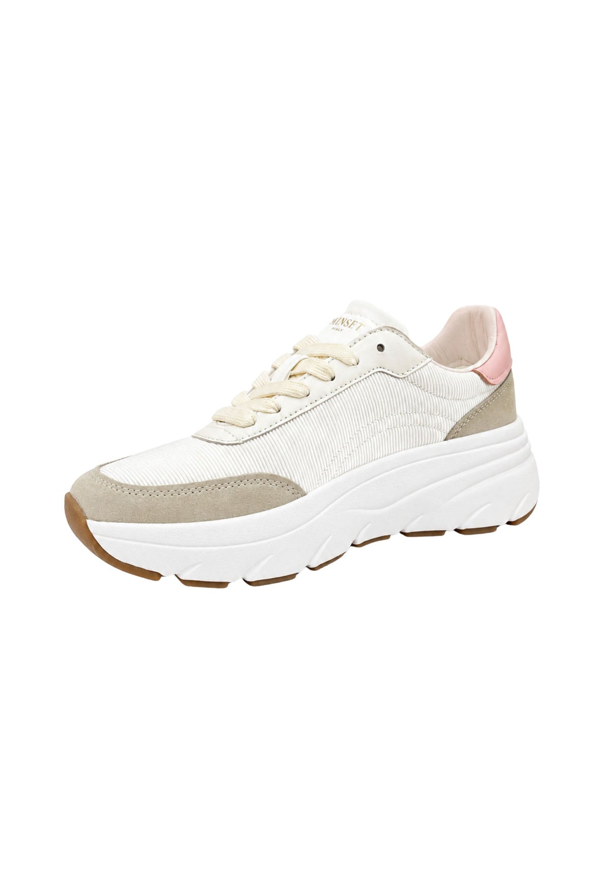 Sneakers Twinset in tessuto con ricamo floreale