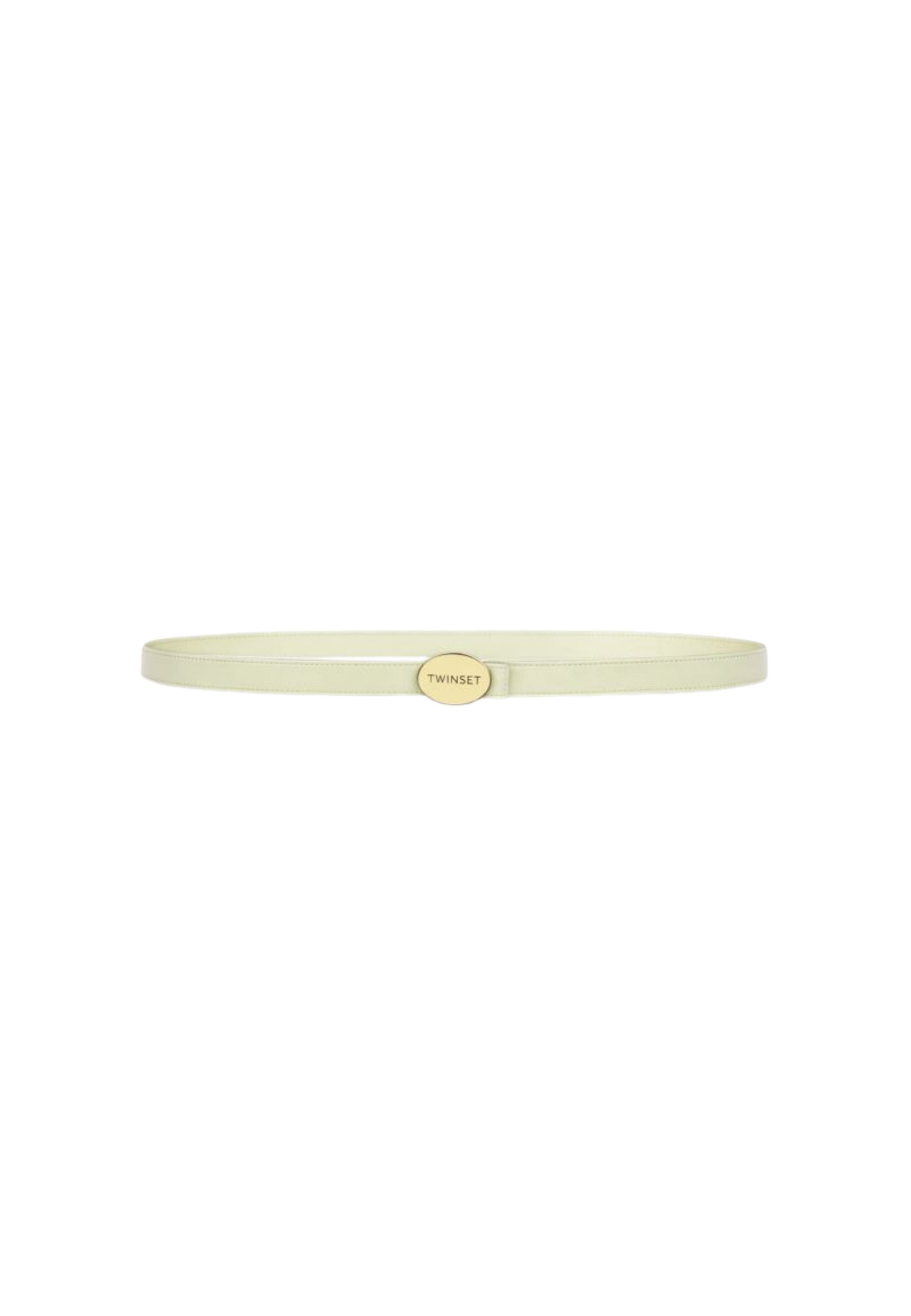Cintura Twinset in pelle - Verde chiaro