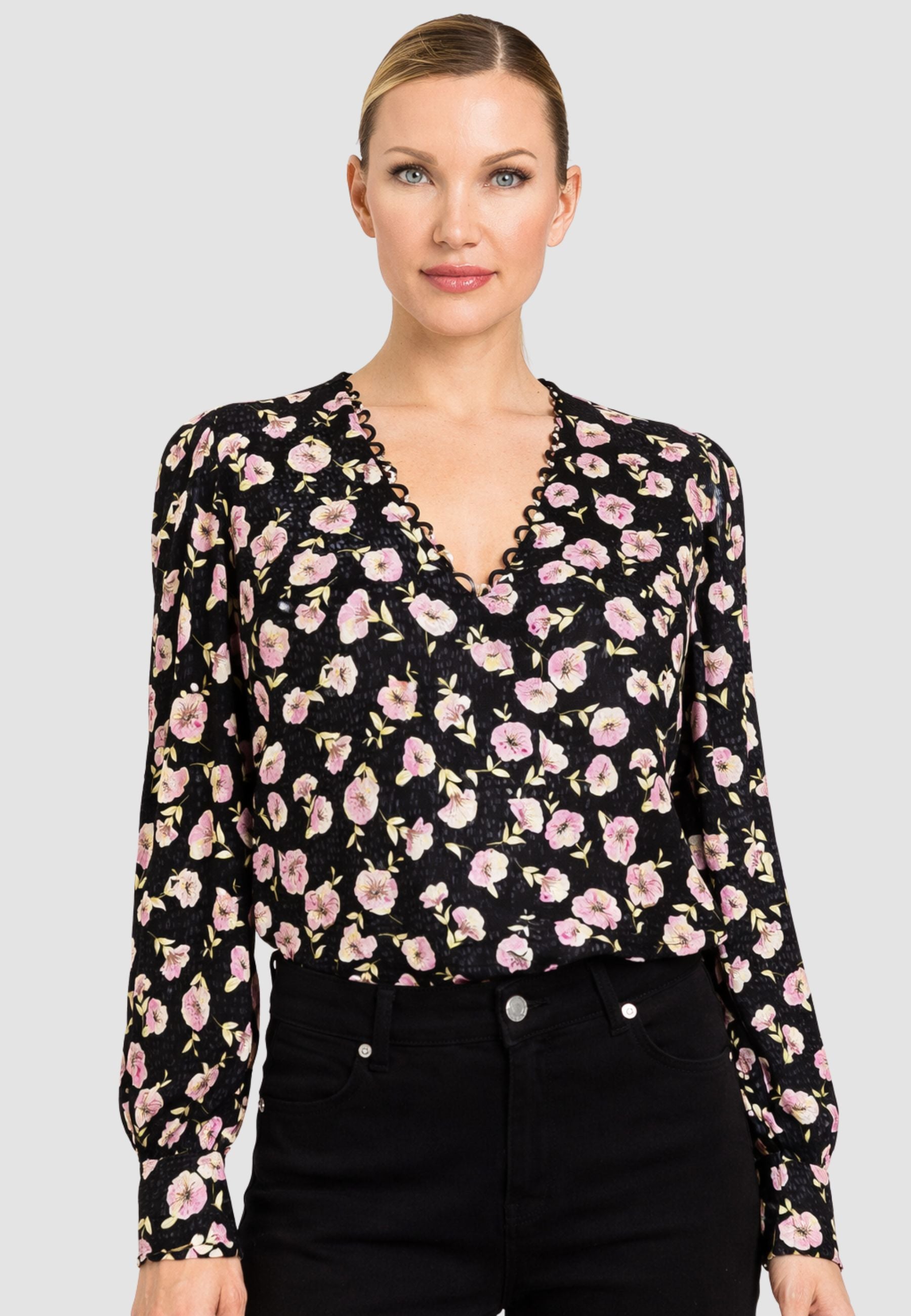 Blusa Twinset a fantasia floreale