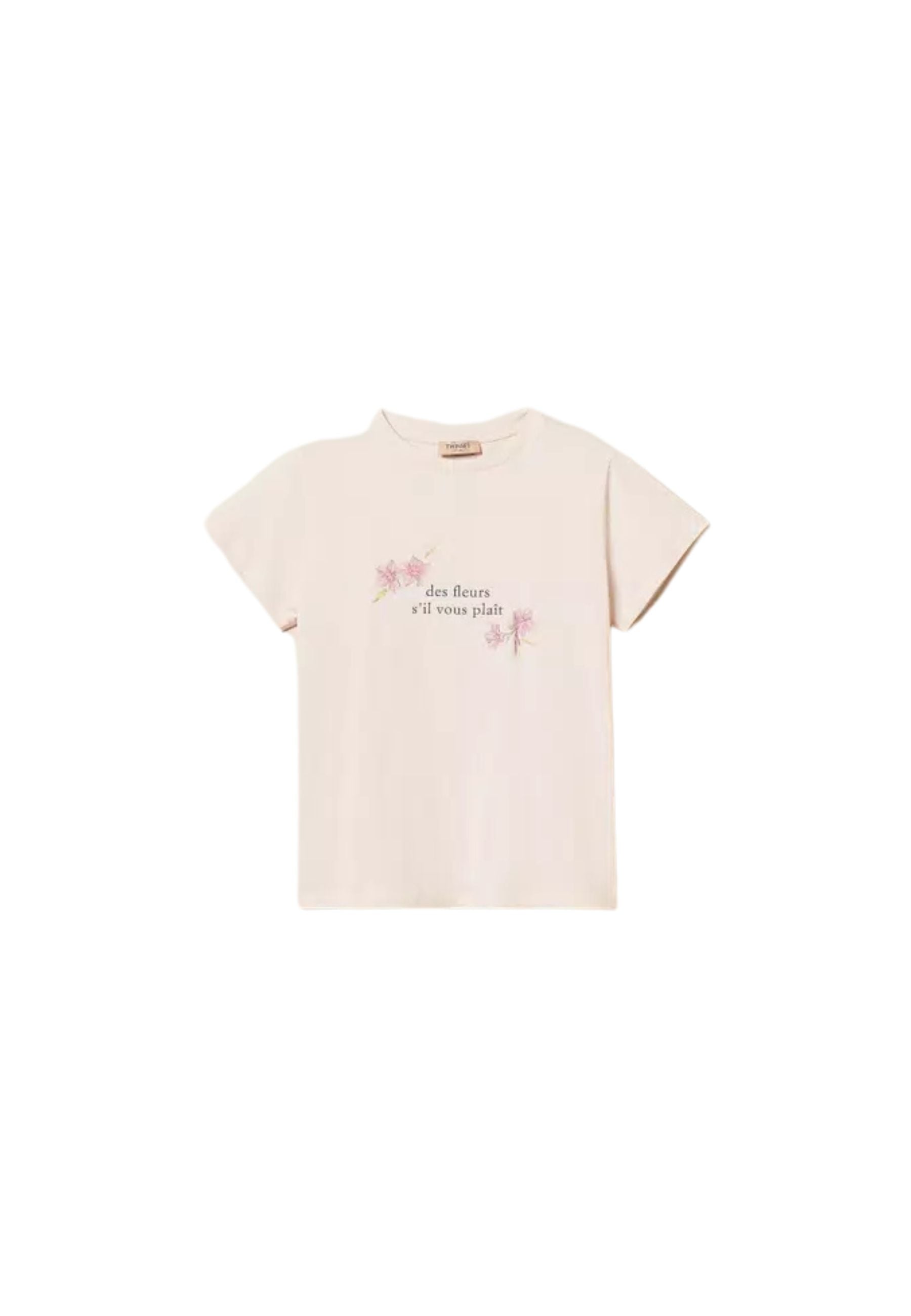 T-shirt regular con stampa Twinset