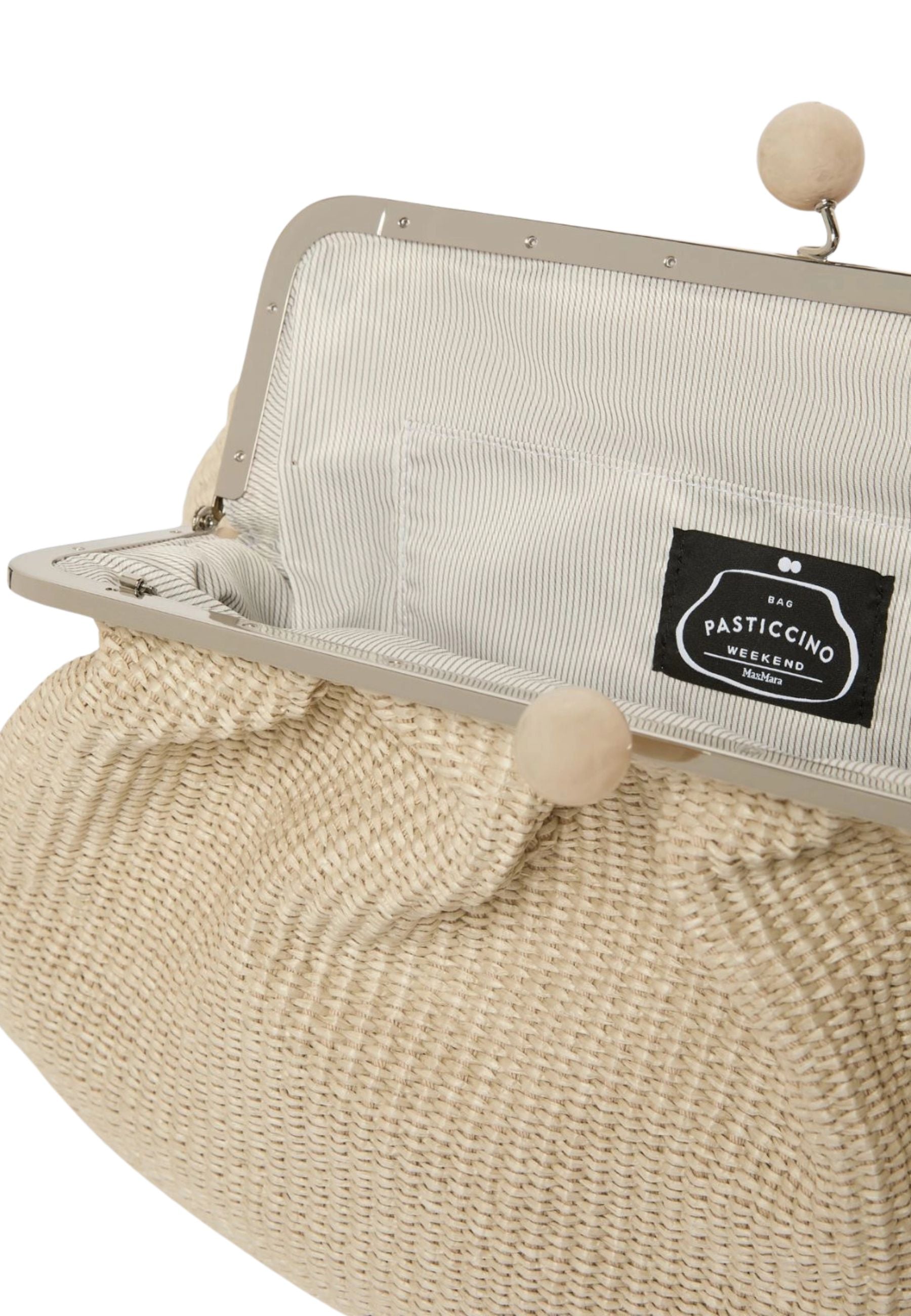 Weekend Max Mara Pasticcino Bag Large Effetto Rafia