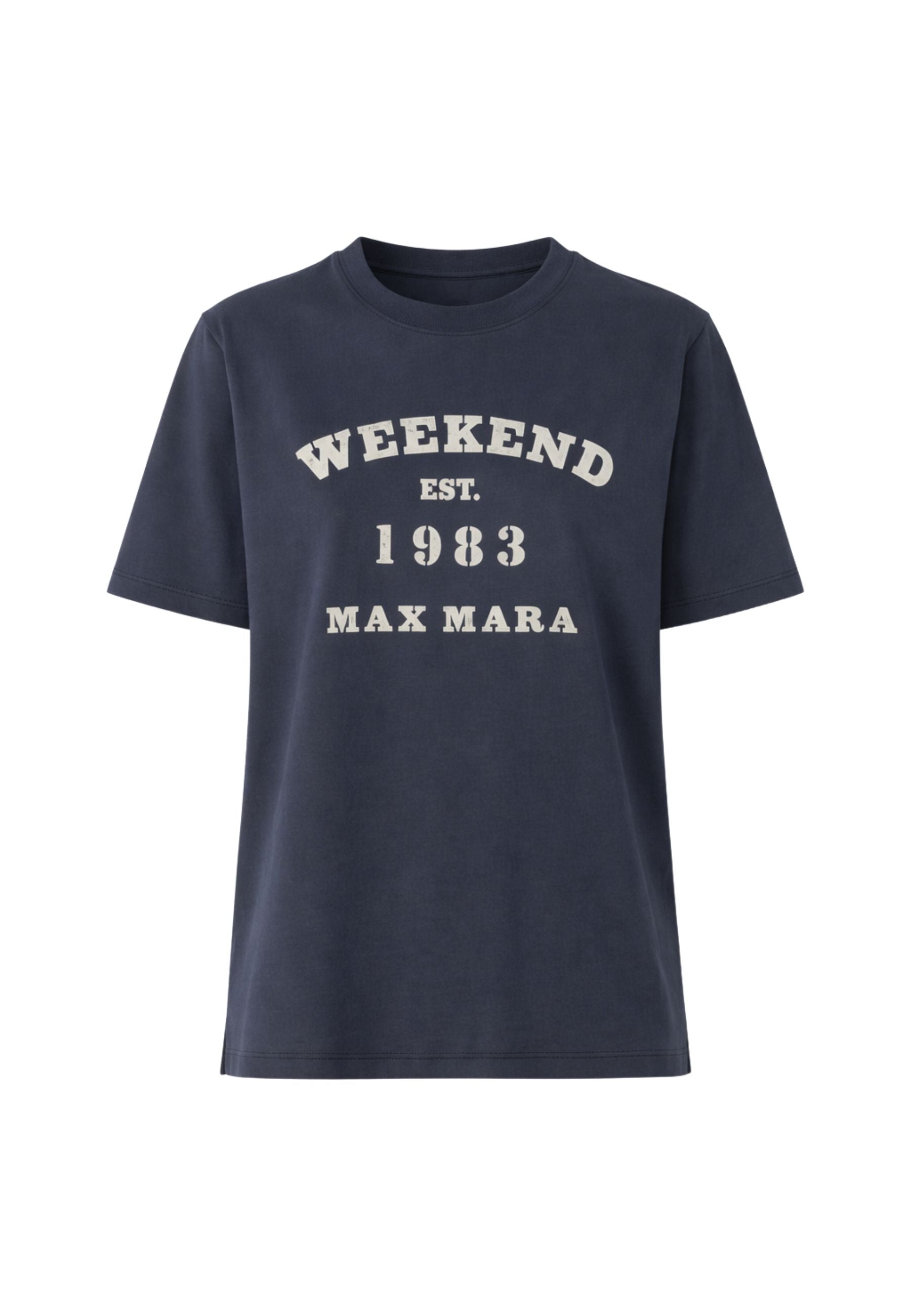 Weekend Max Mara - T-shirt in jersey di cotone con stampa grafica