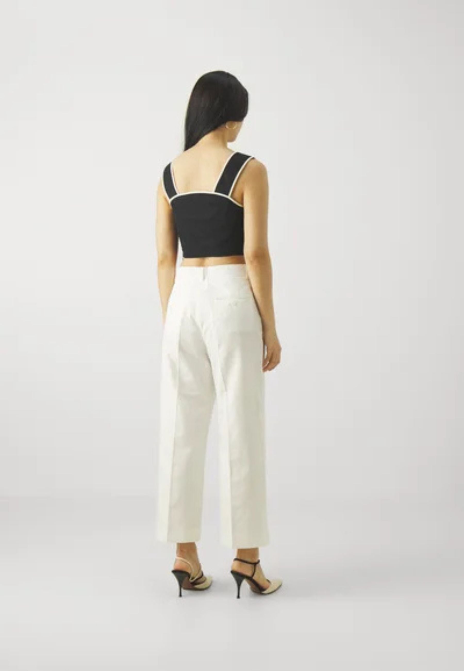 Pantalone Zircone in cotone e lino