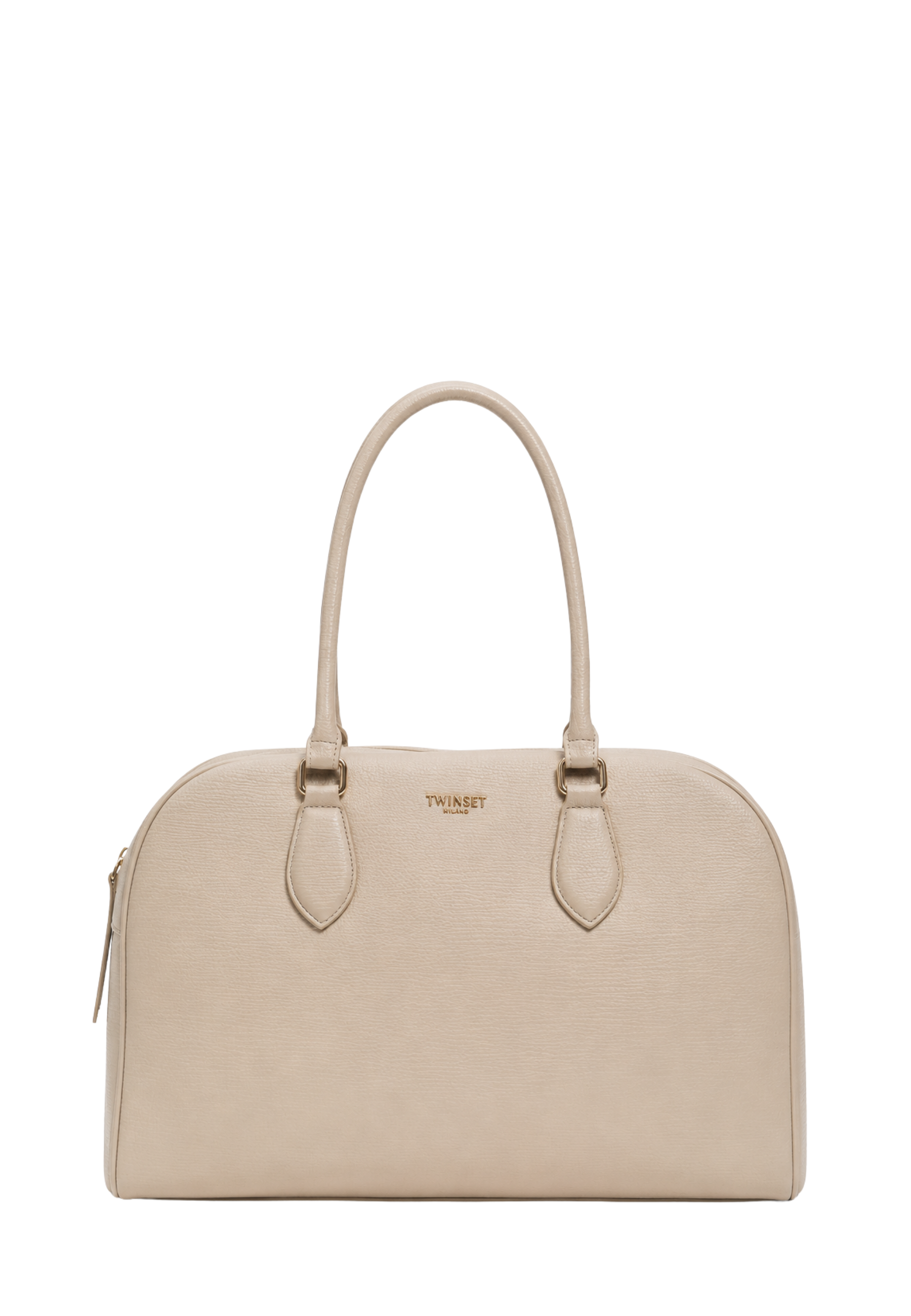 Borsa Beige Effetto Pelle Granata
