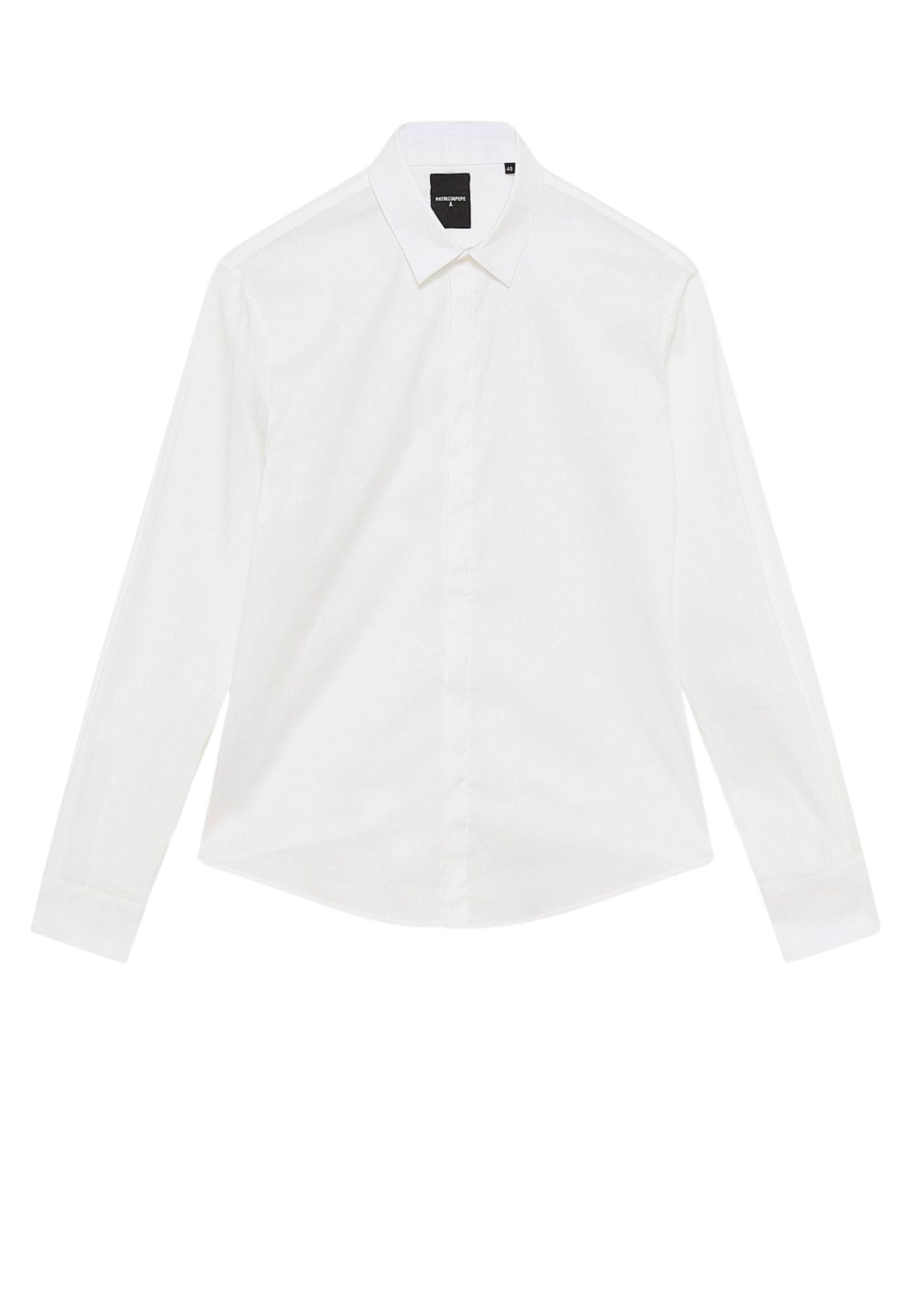 CAMICIA SLIM FIT CON BOTTONI A SCOMPARSA