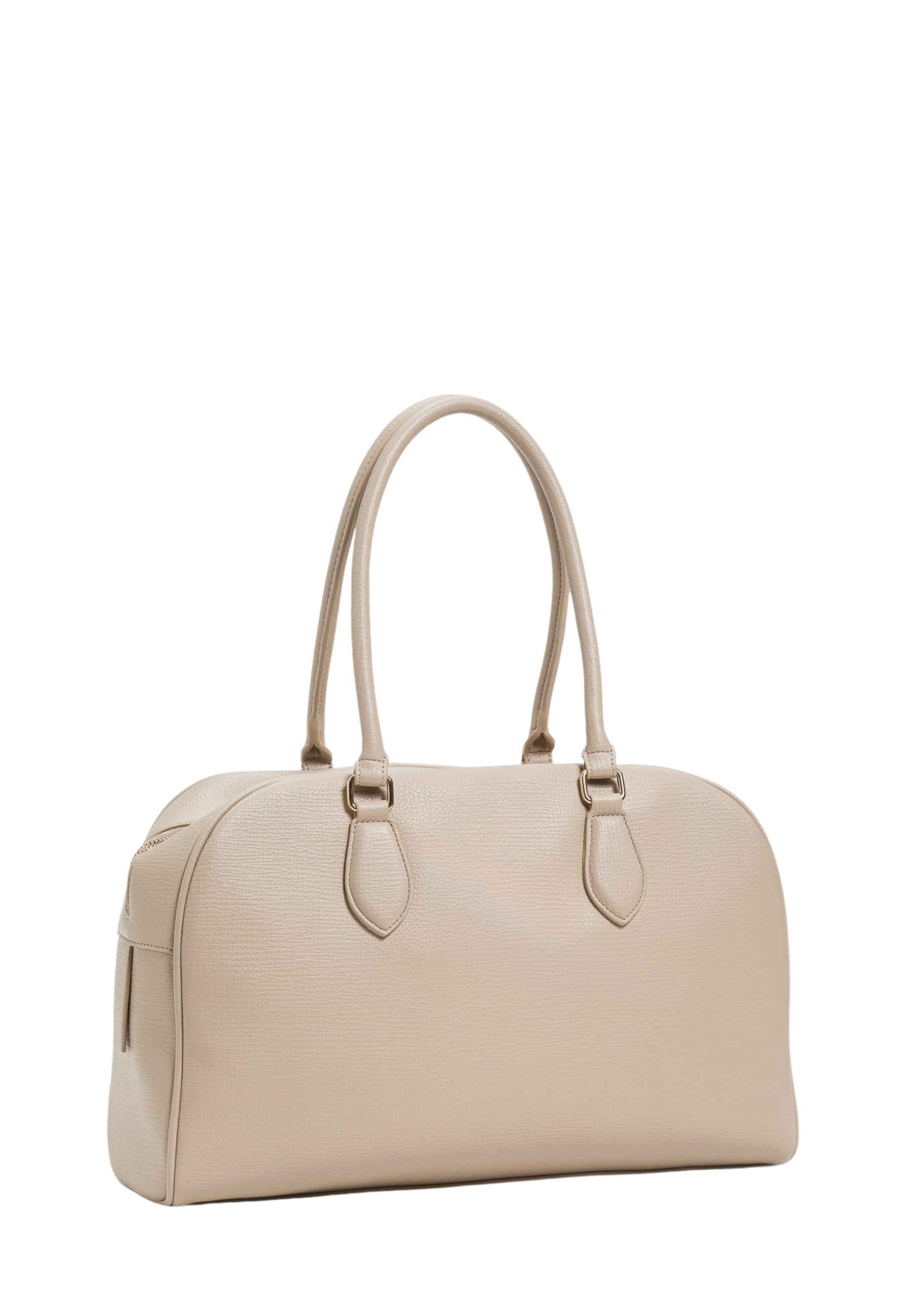 Borsa Beige Effetto Pelle Granata