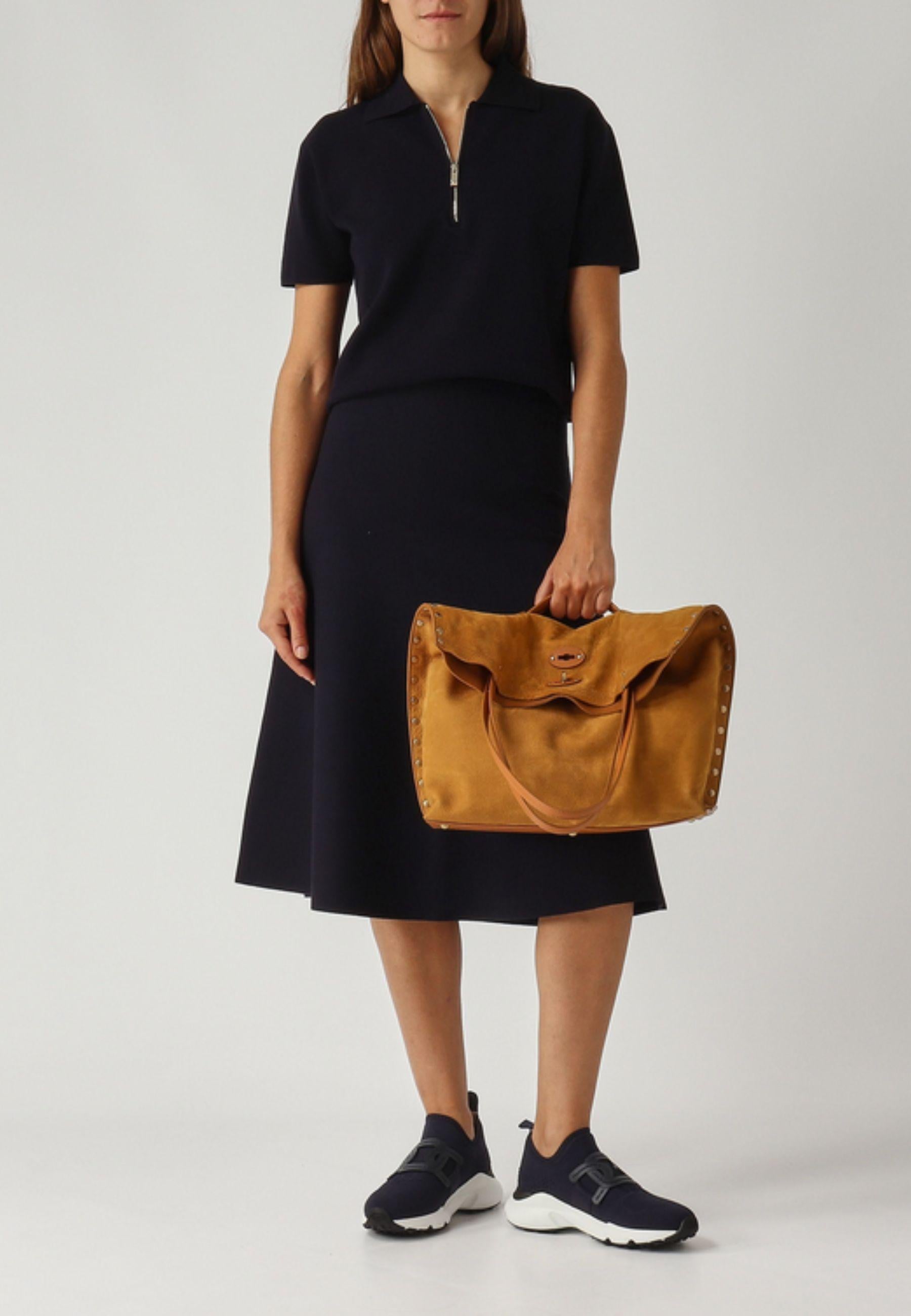 Max Mara - Gonna longuette in viscosa stretch