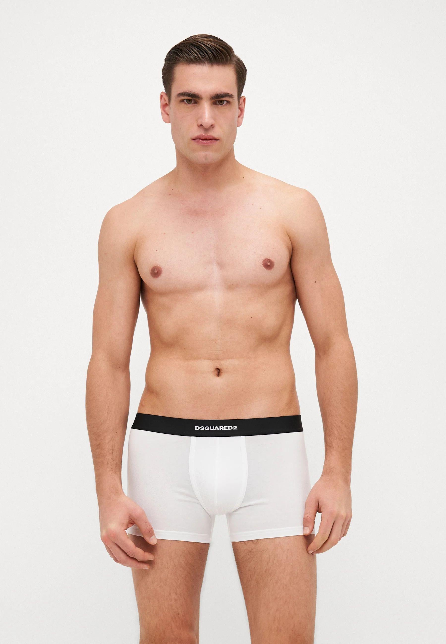 Confezione da 2 boxer di colore bianco