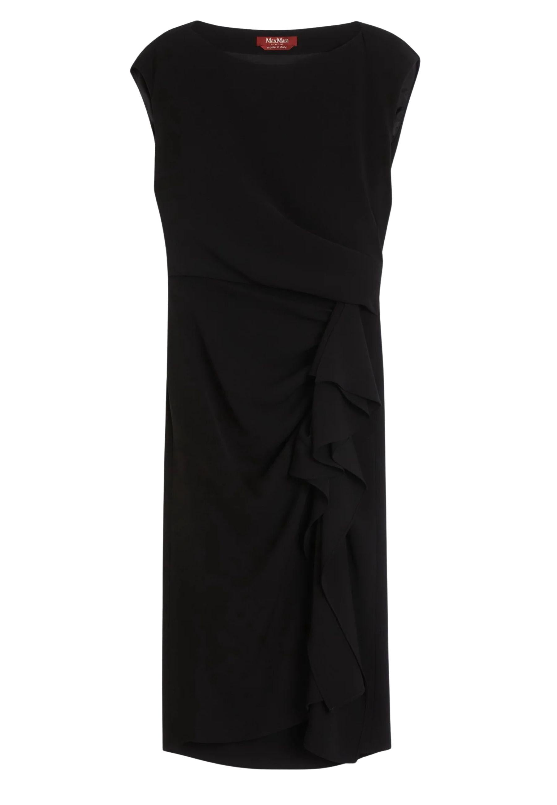 Abito midi "Aia" Max Mara - nero