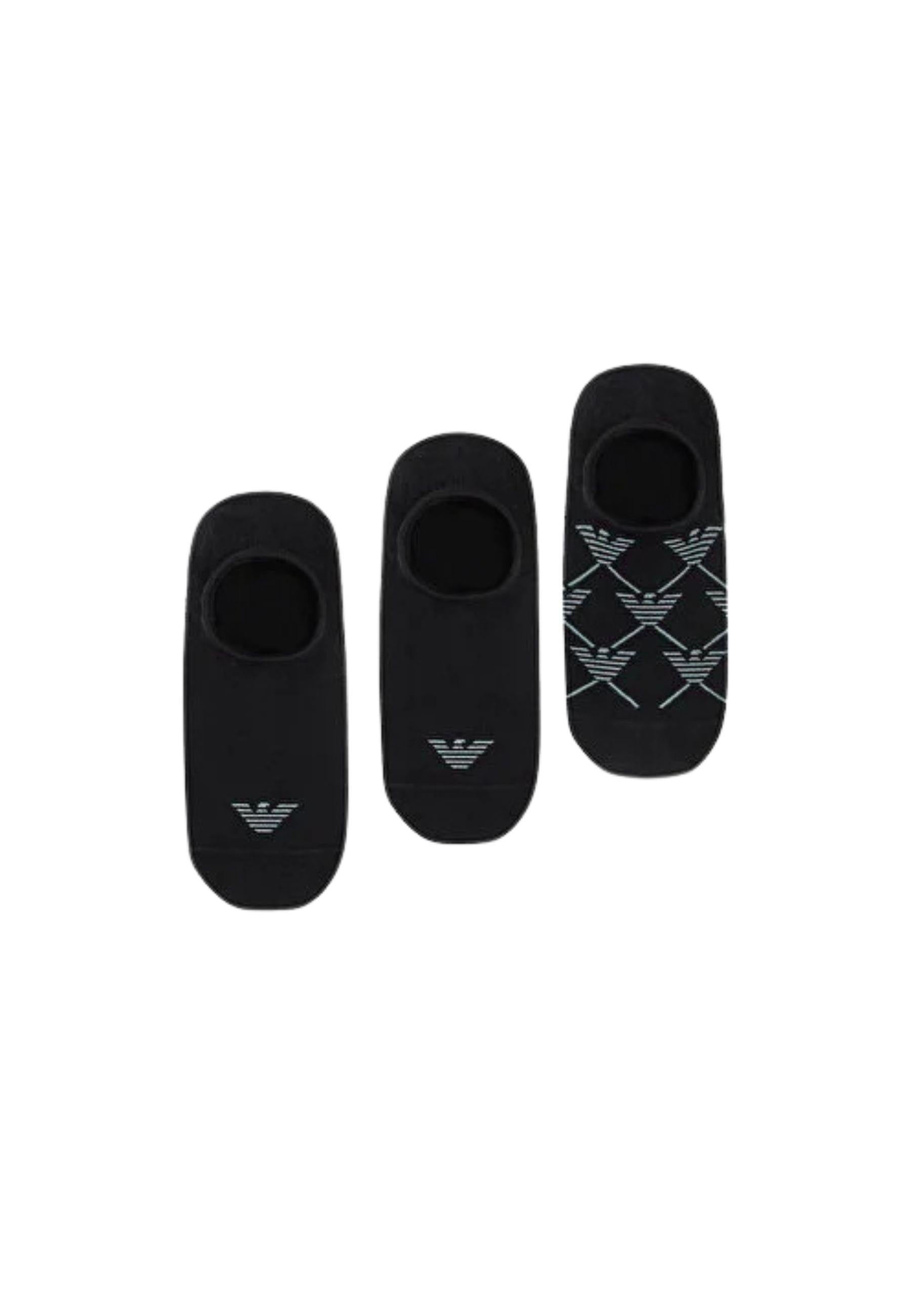 EMPORIO ARMANI - Pack 3 Fantasmini con Logo