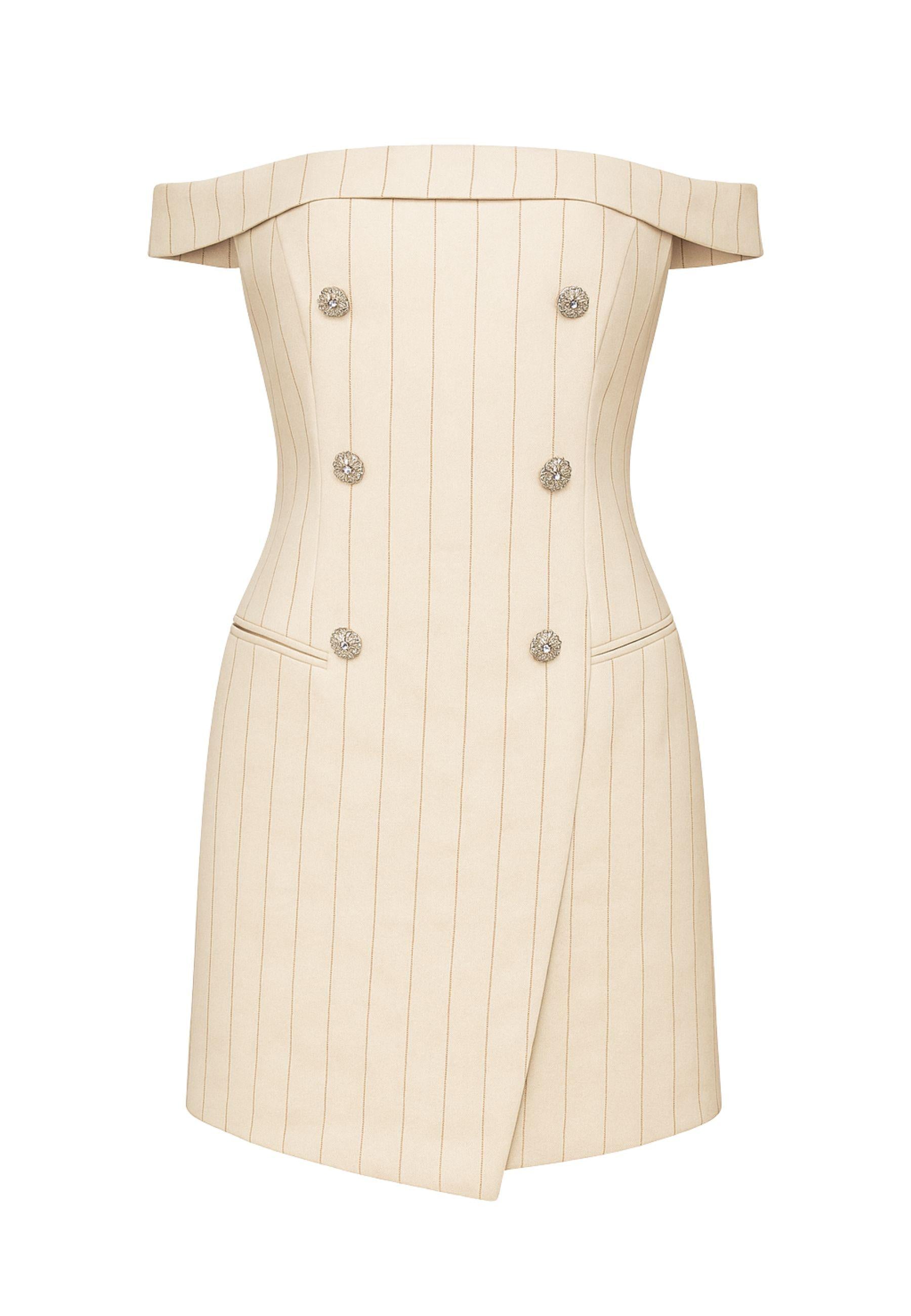 Abito bustier doppiopetto - Angela Davis