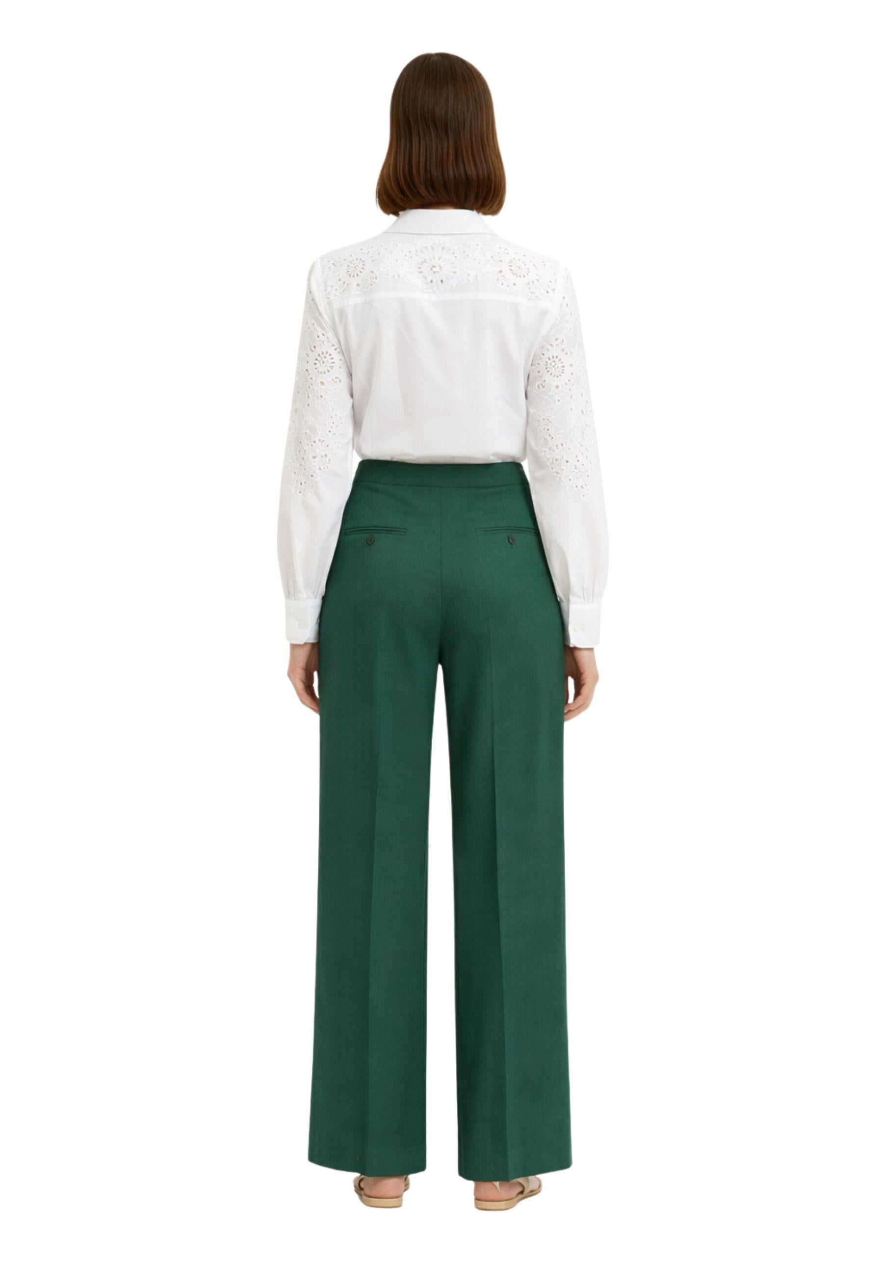 iBlues - Pantaloni wide leg in misto lino e cotone