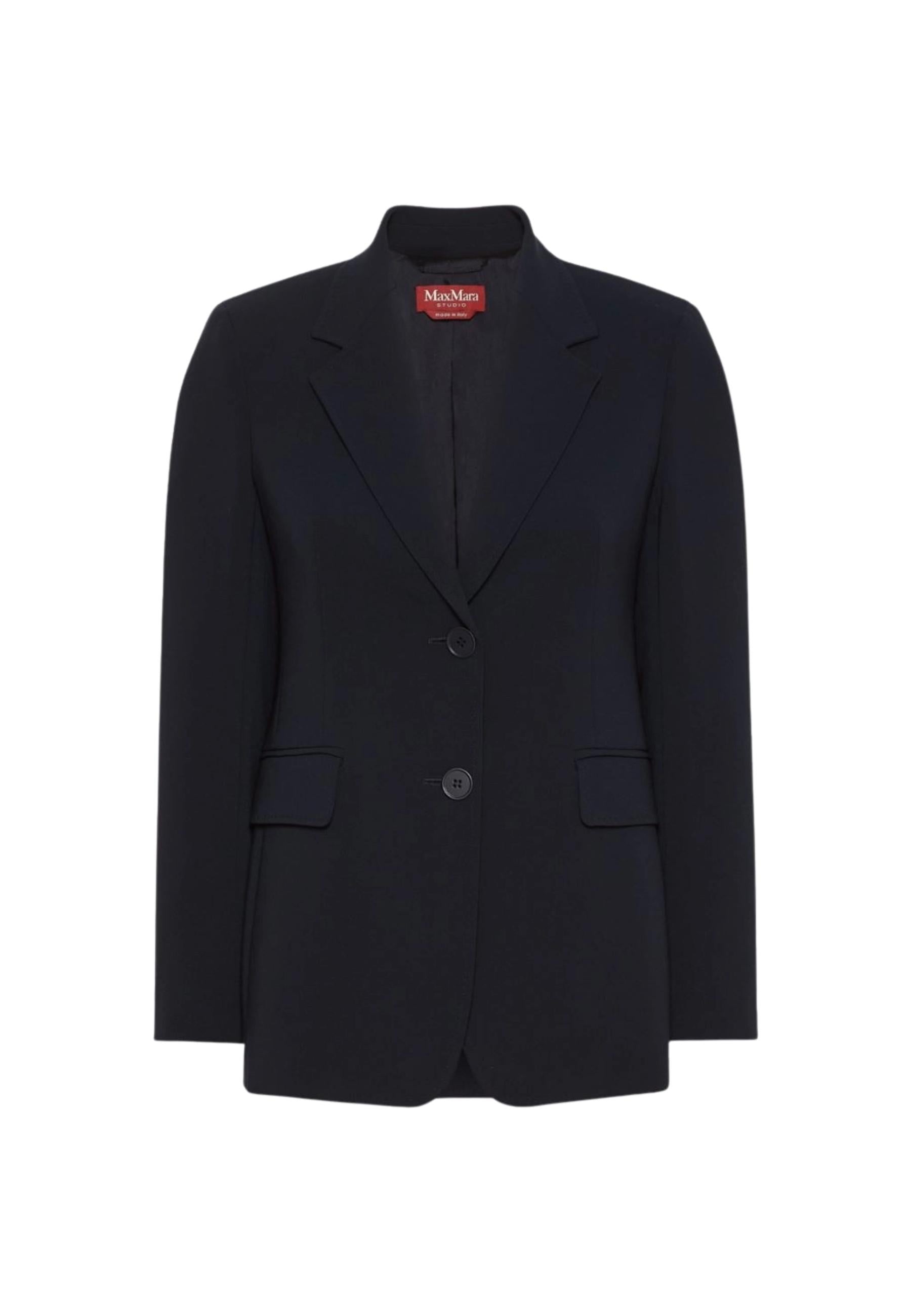 Max Mara Studio Blazer Linz in cady blu