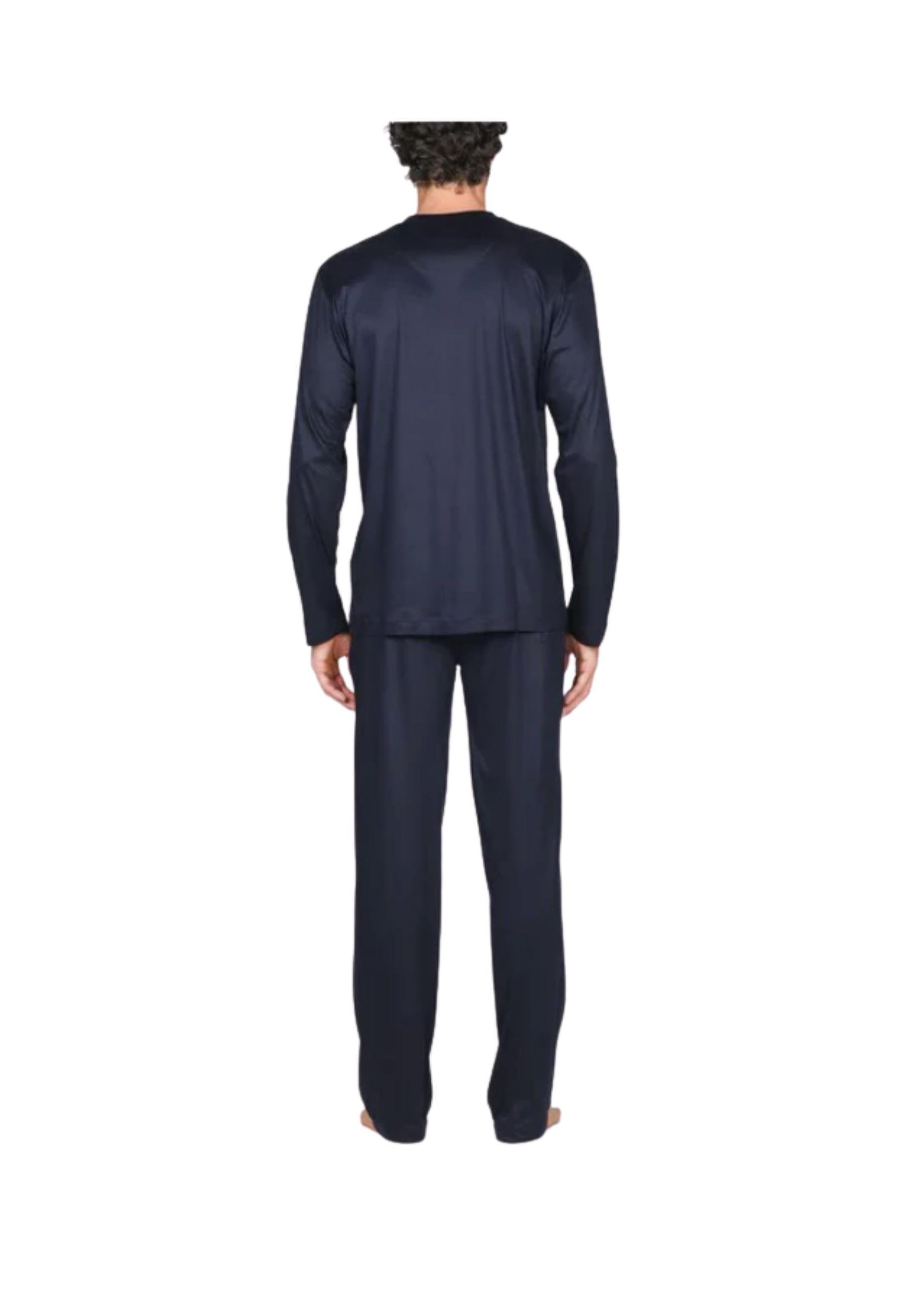 Pigiama Uomo Collo V in Lyocell 100% - Ultra Leggero e Traspirante