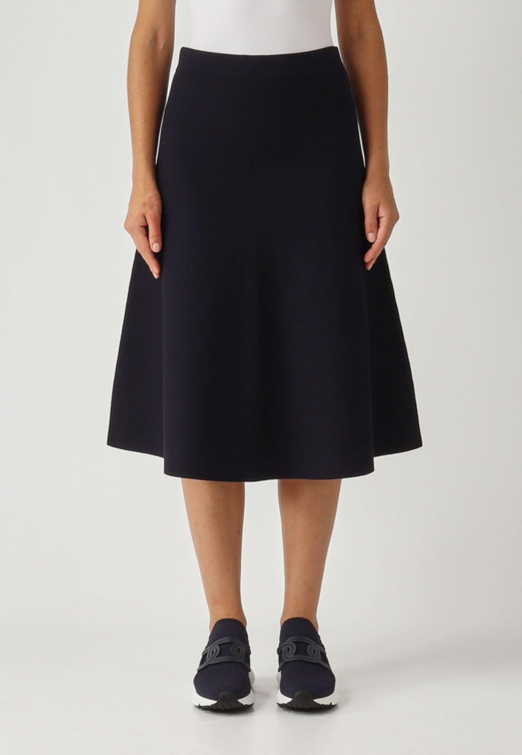 Max Mara - Gonna longuette in viscosa stretch