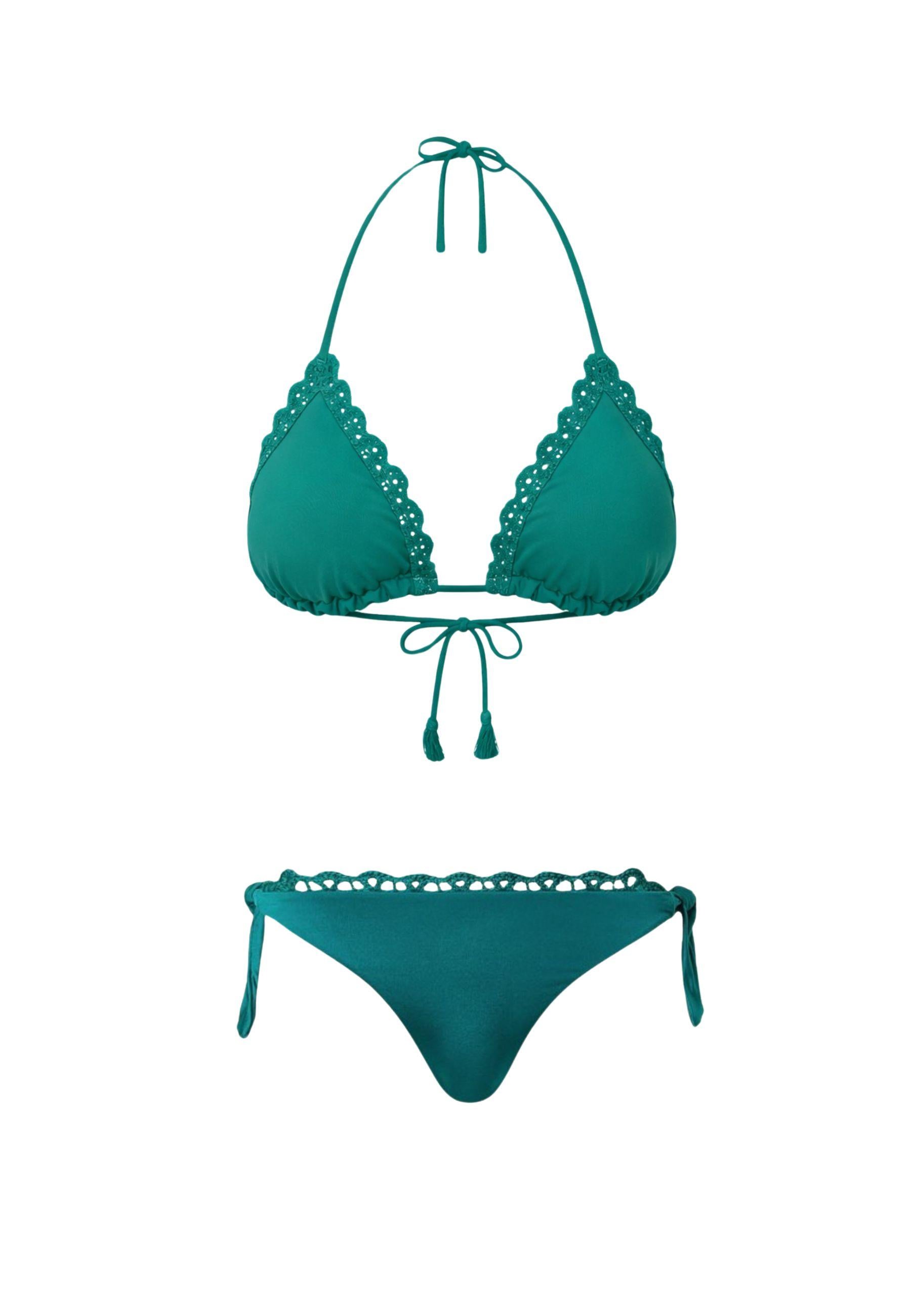 Bikini triangolo con crochet