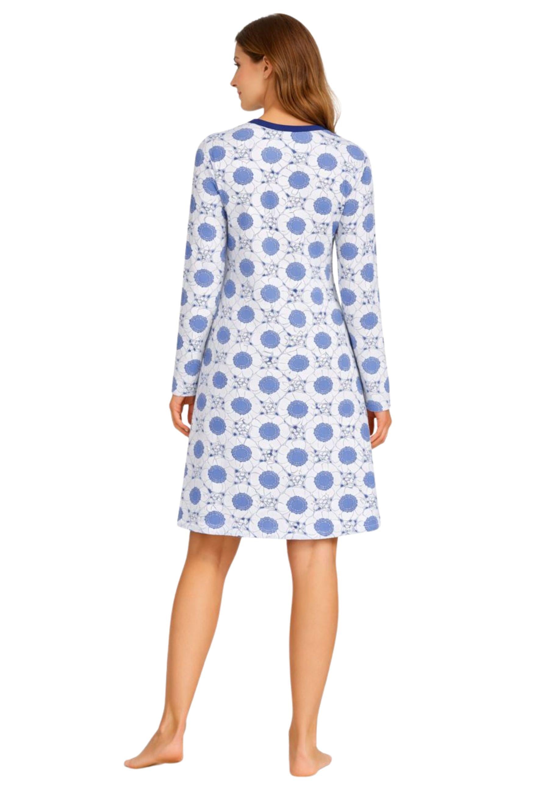 Camicia da notte donna in Modal con stampa floreale
