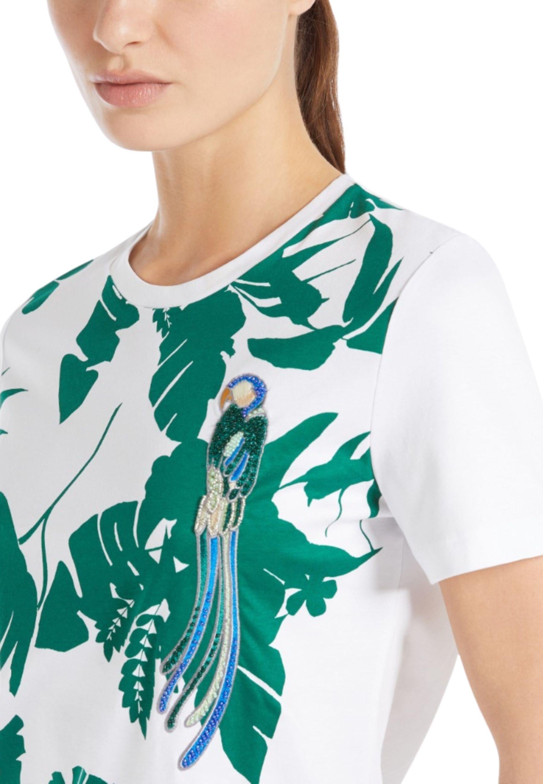 T-shirt in jersey con stampa