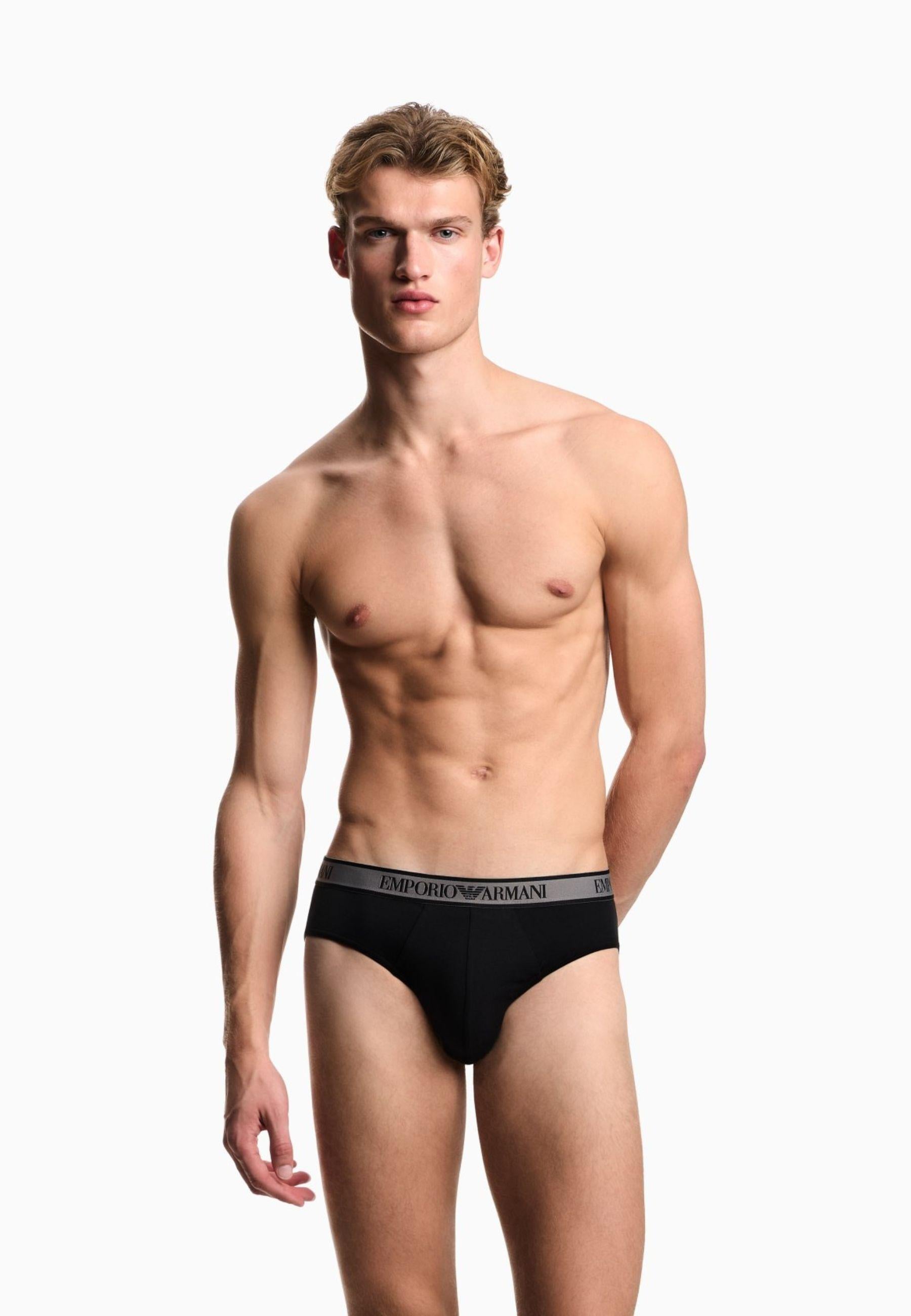 Emporio Armani - Pack 3 Slip Core Logoband