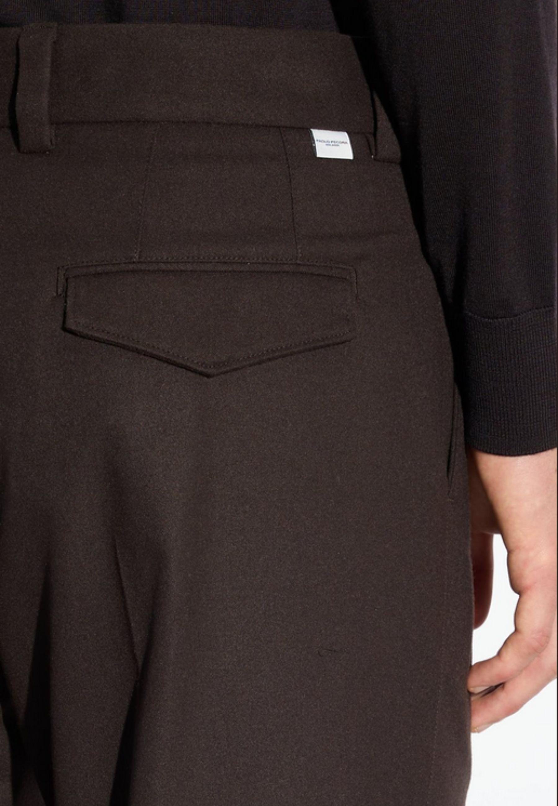 Pantalone "Duomo" in flanella<BR/>