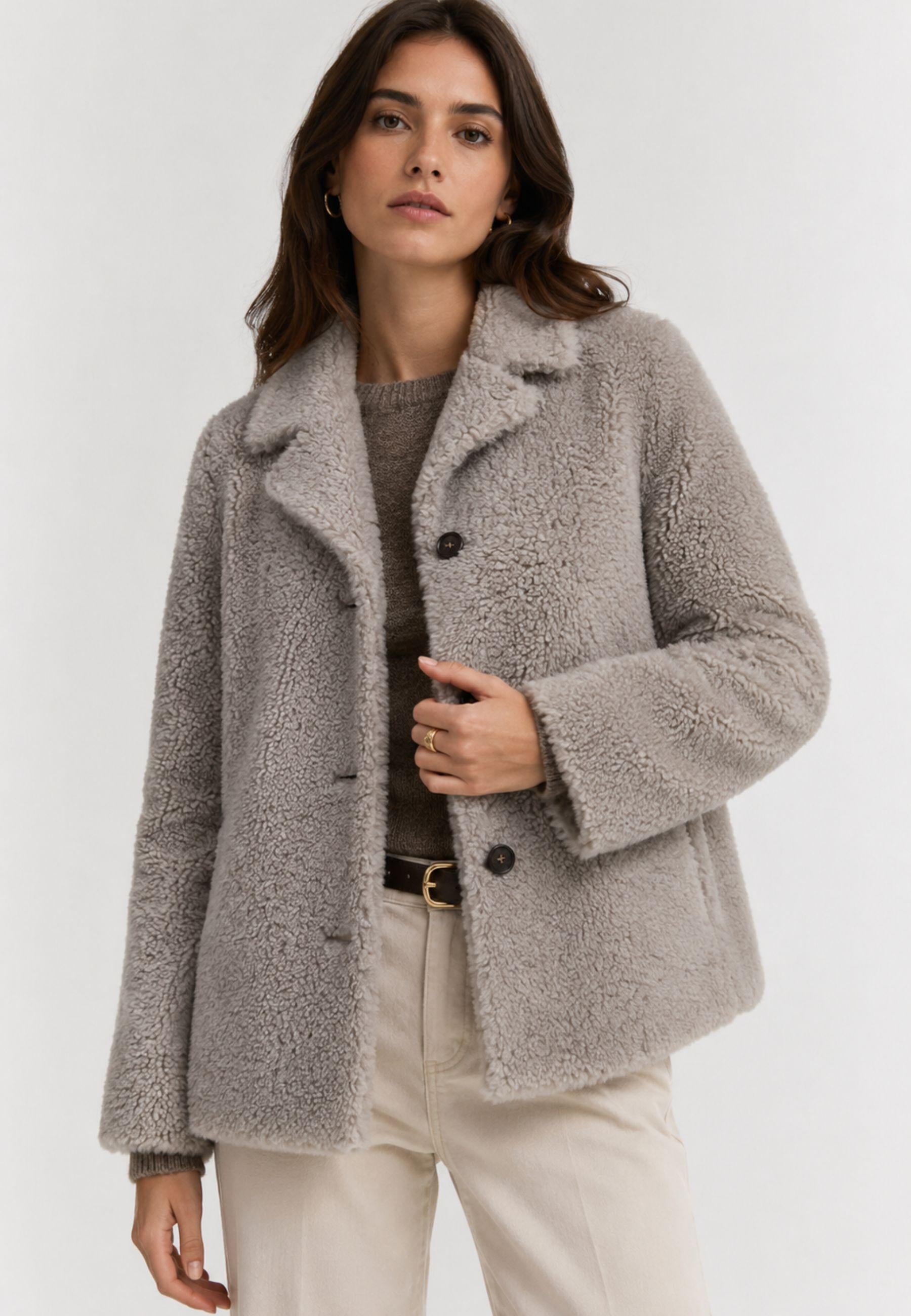 Cappotto Corto Violante S Max Mara in Montone