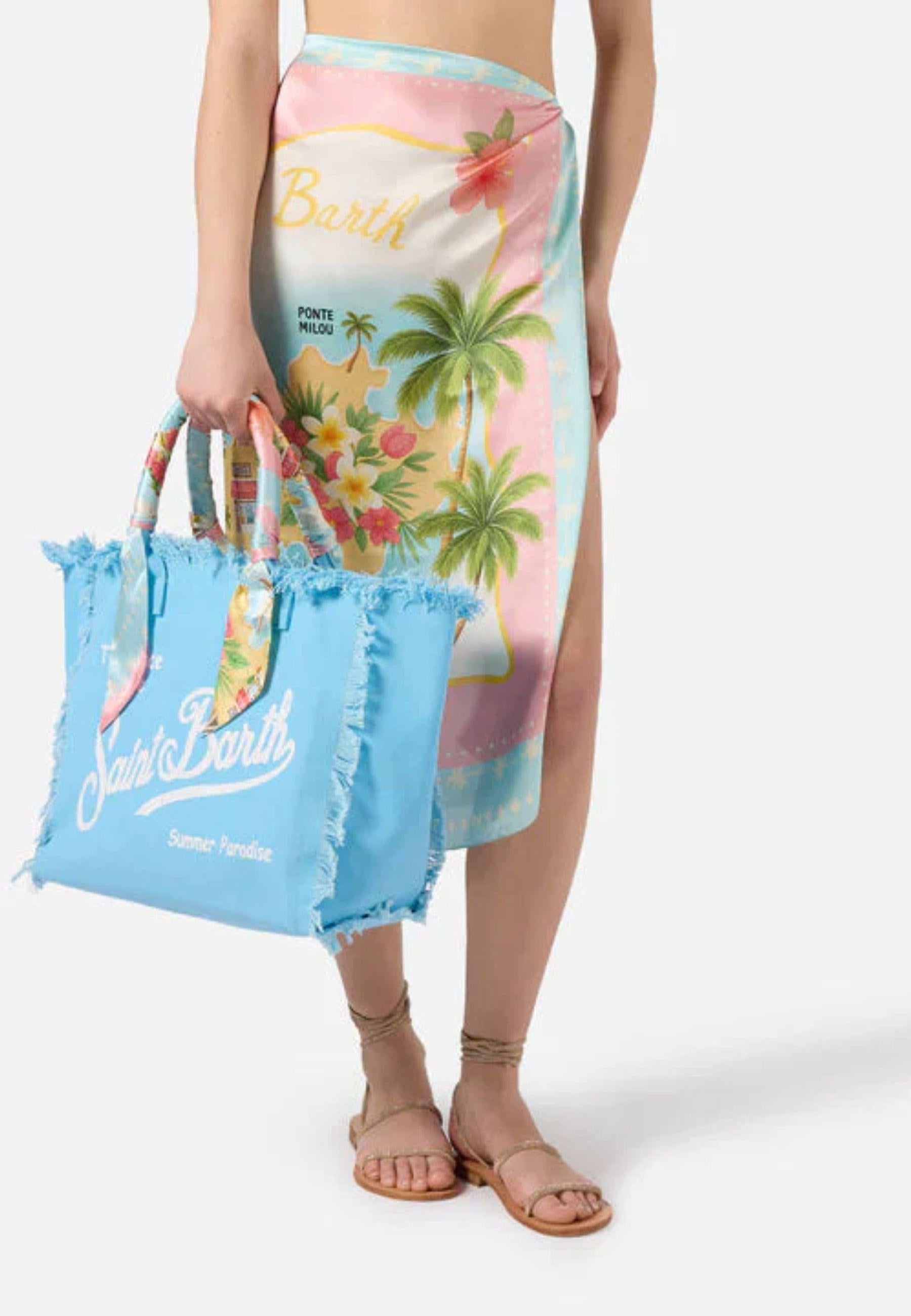Vanity Foulard Spirit - borsa shopping in tela di cotone