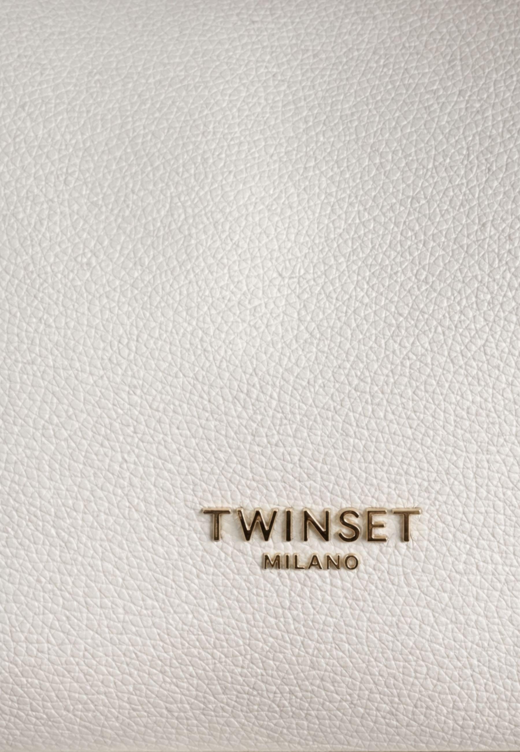 Borsa Tote Grande in Eco-pelle con Logo