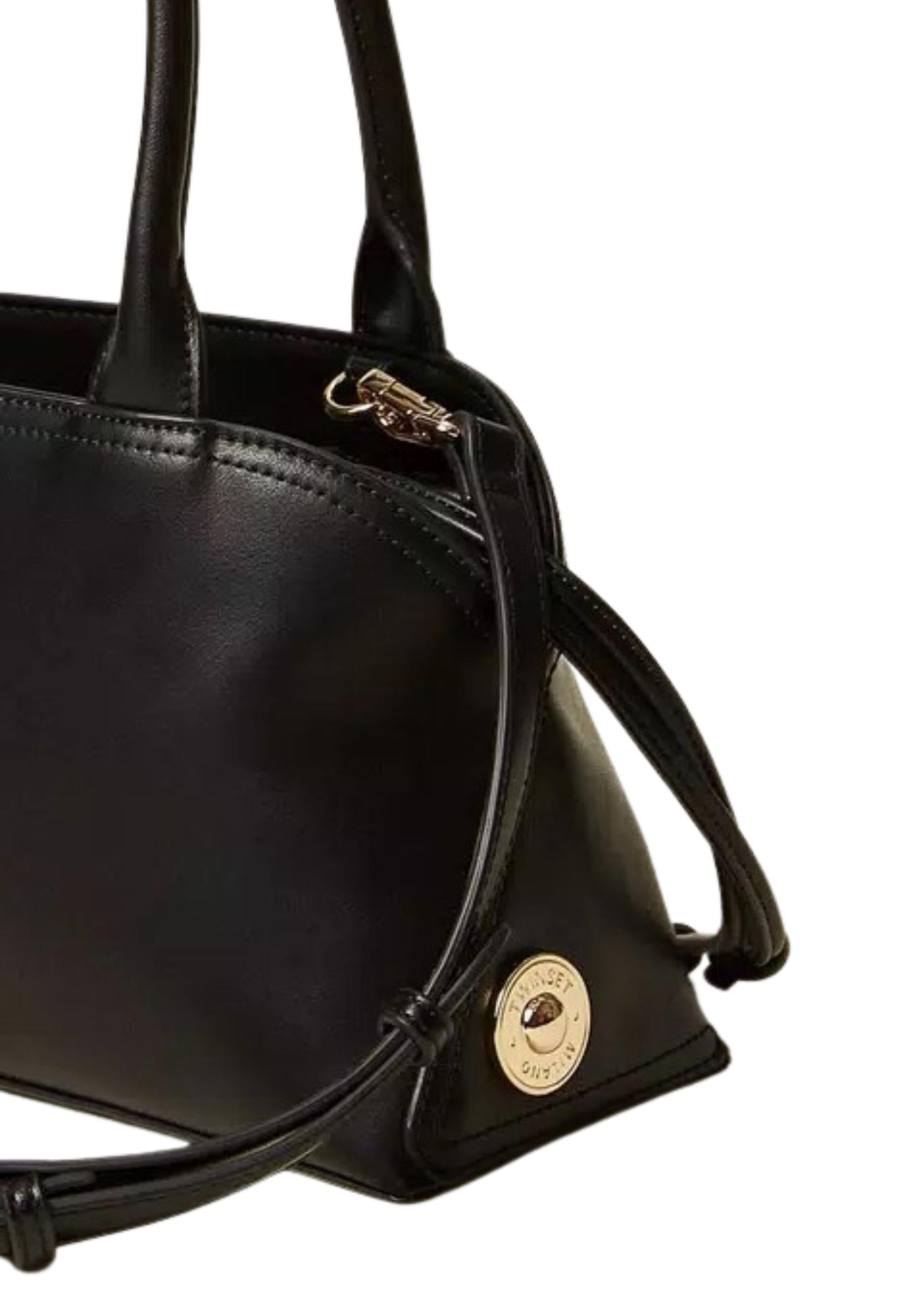 Borsa bauletto con pochette stampata