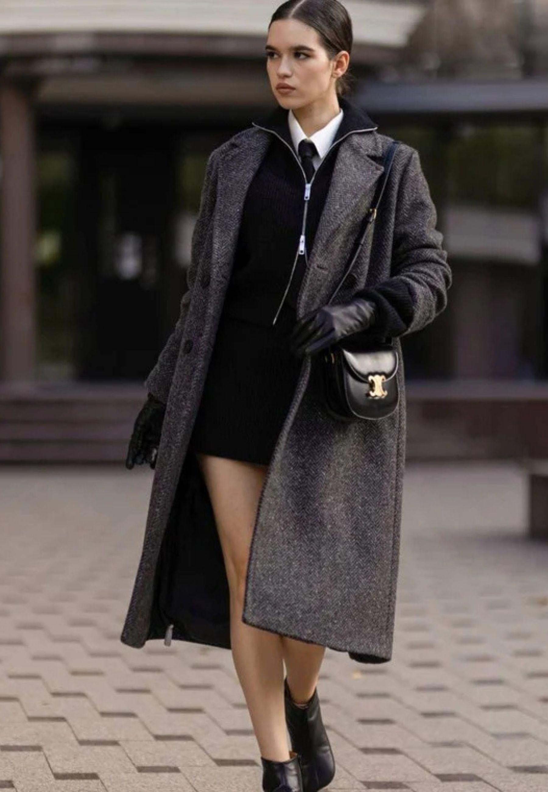 Sportmax - Minigonna in misto cashmere a coste