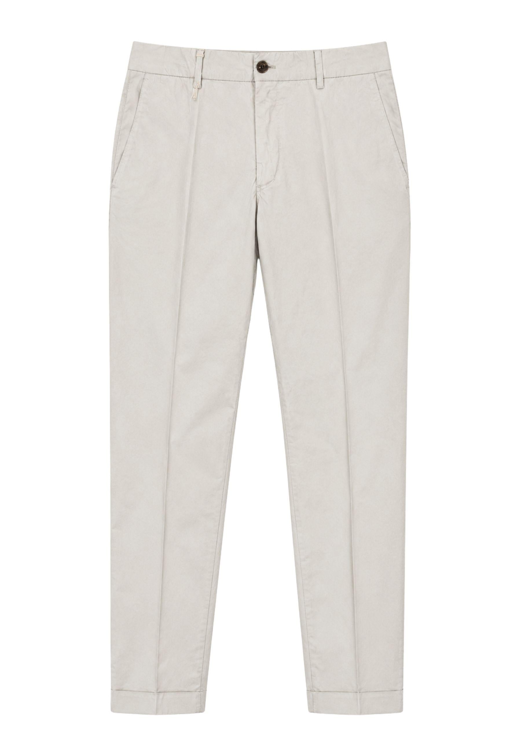 Pantalone Briglia Uomo in Cotone - Beige Chiaro