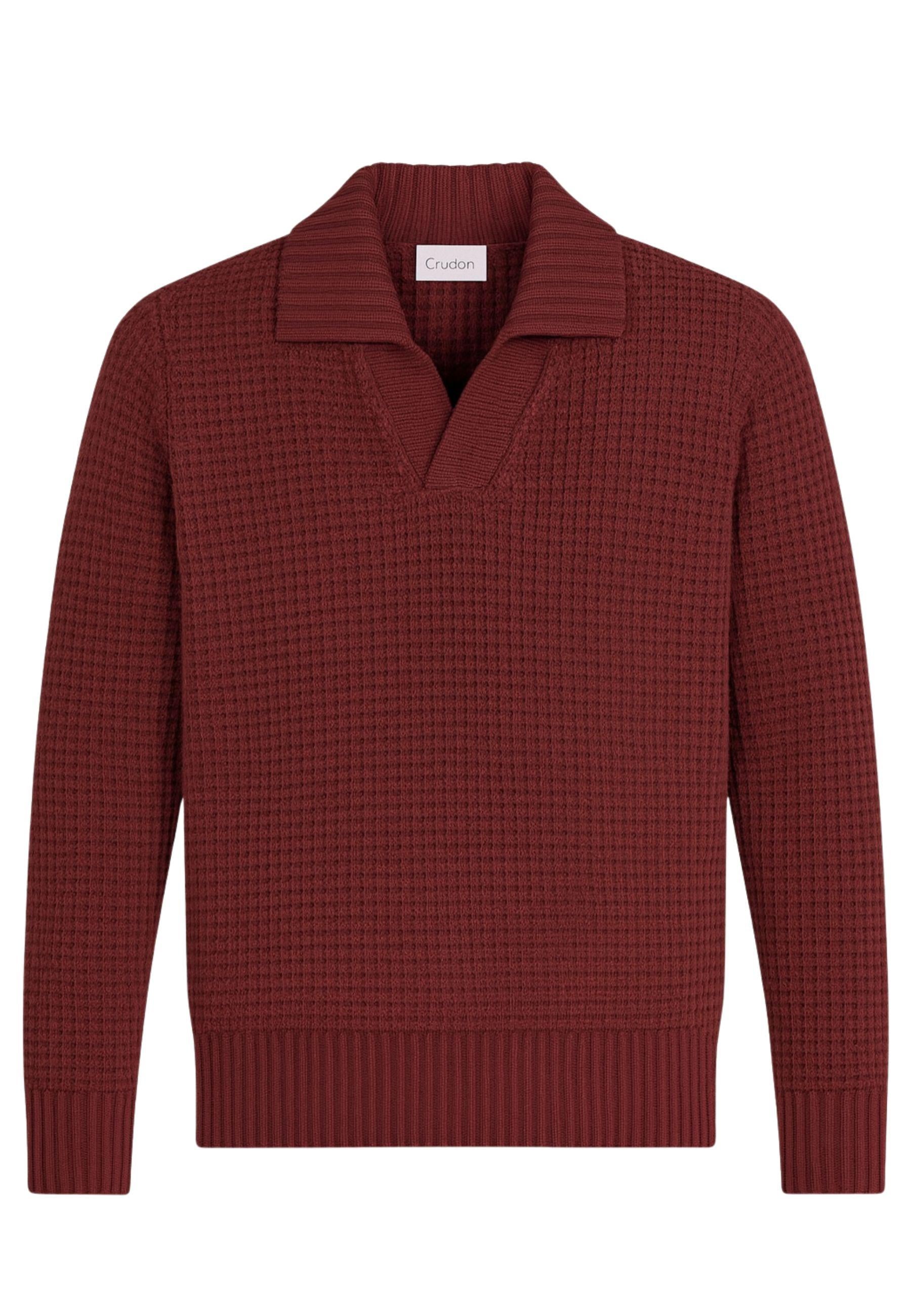 Maglione polo Cruciani in pura lana